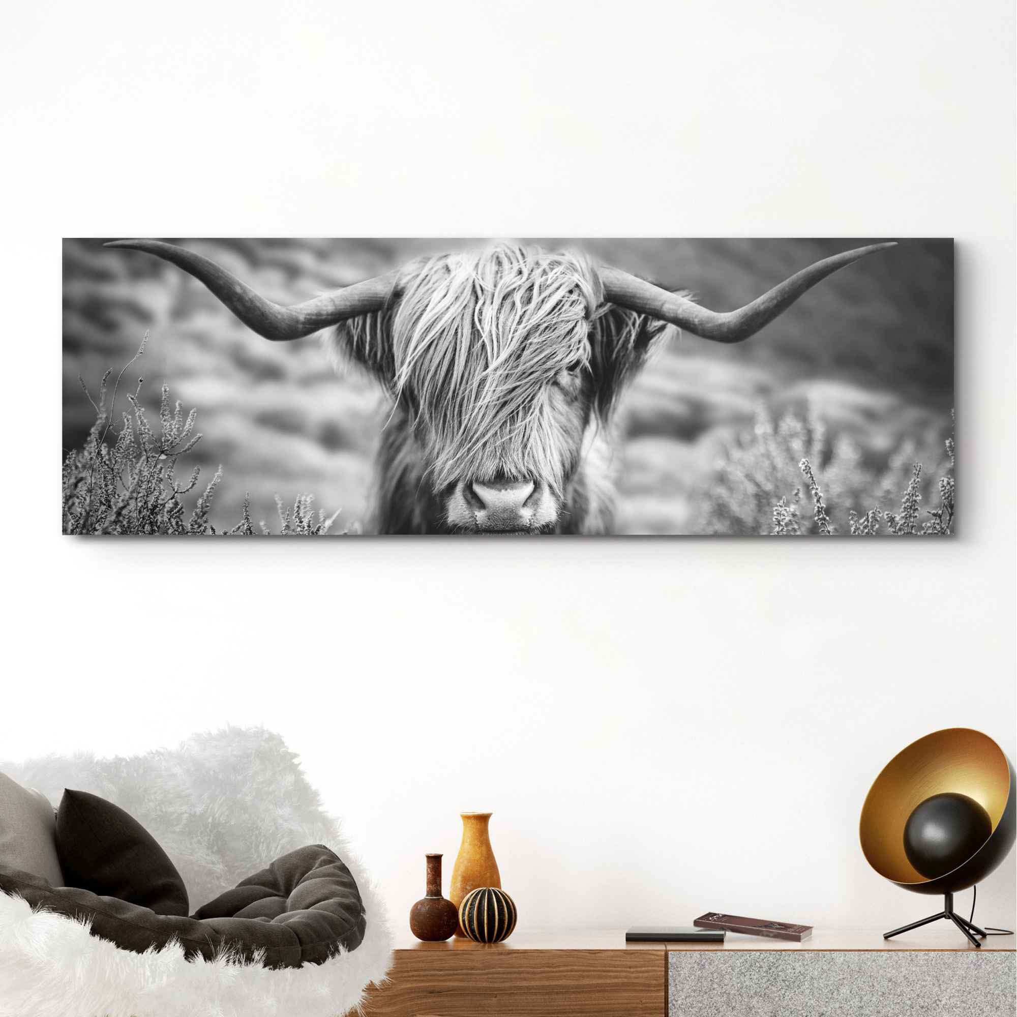 Reinders! Wandbild »Wandbild Highlander Bulle Tiermotiv - Nahaufnahme - Hoc günstig online kaufen