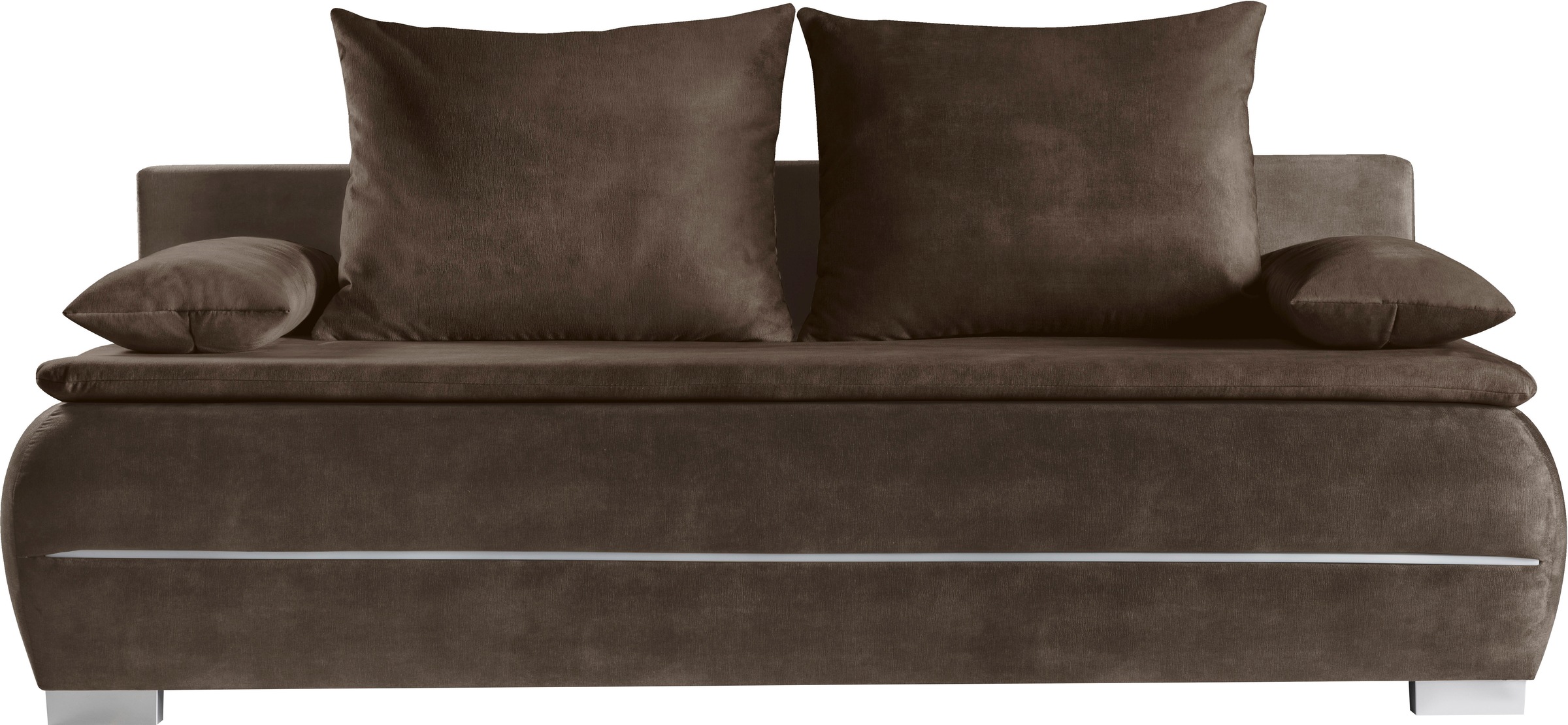 WERK2 Schlafsofa »Tekla LED«, 2-Sitzer Schlafcouch mit Bettkasten & stylischer RGB-LED-Beleuchtung