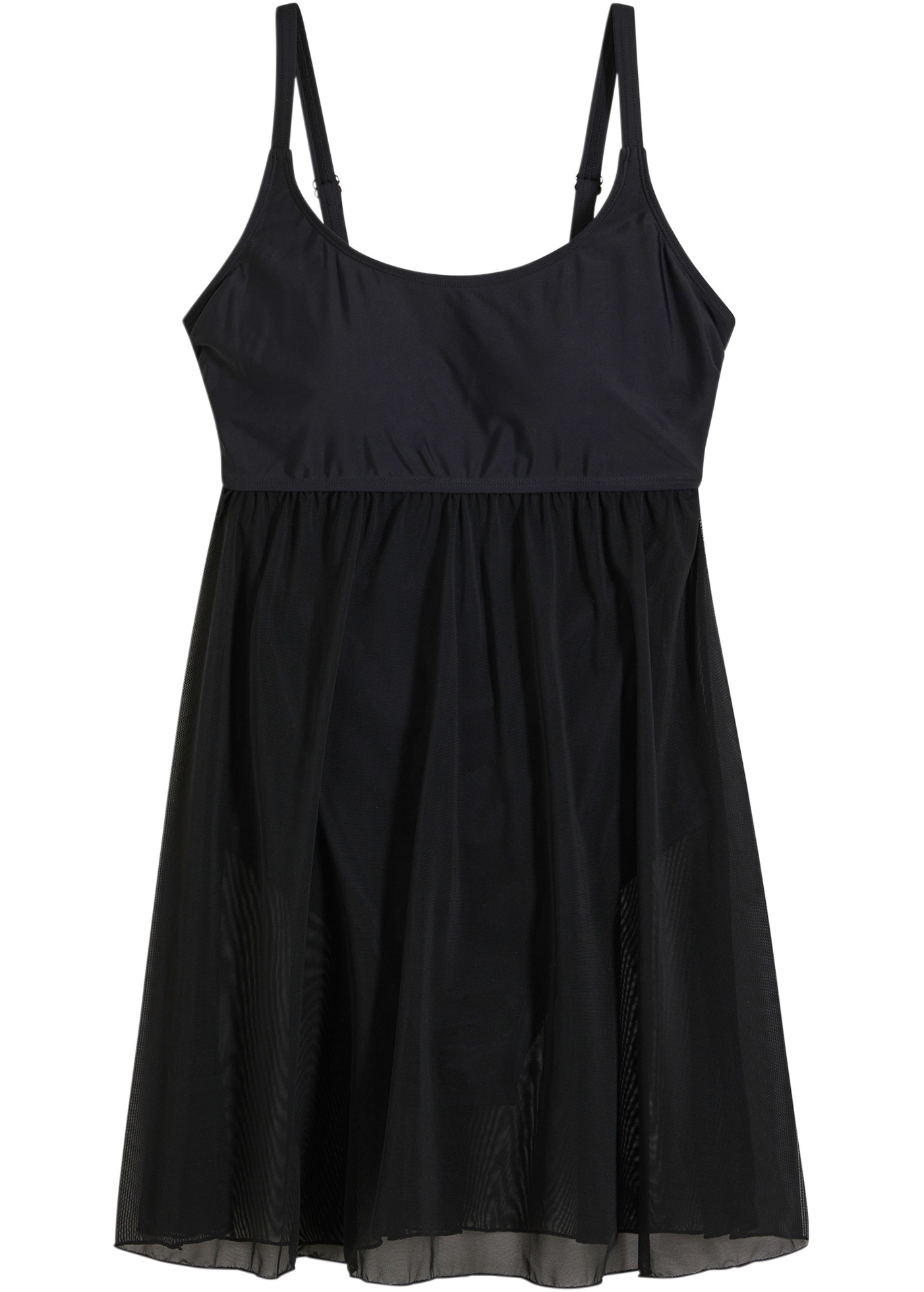 bonprix Badekleid bequeme Passform, mit Mesh-Details