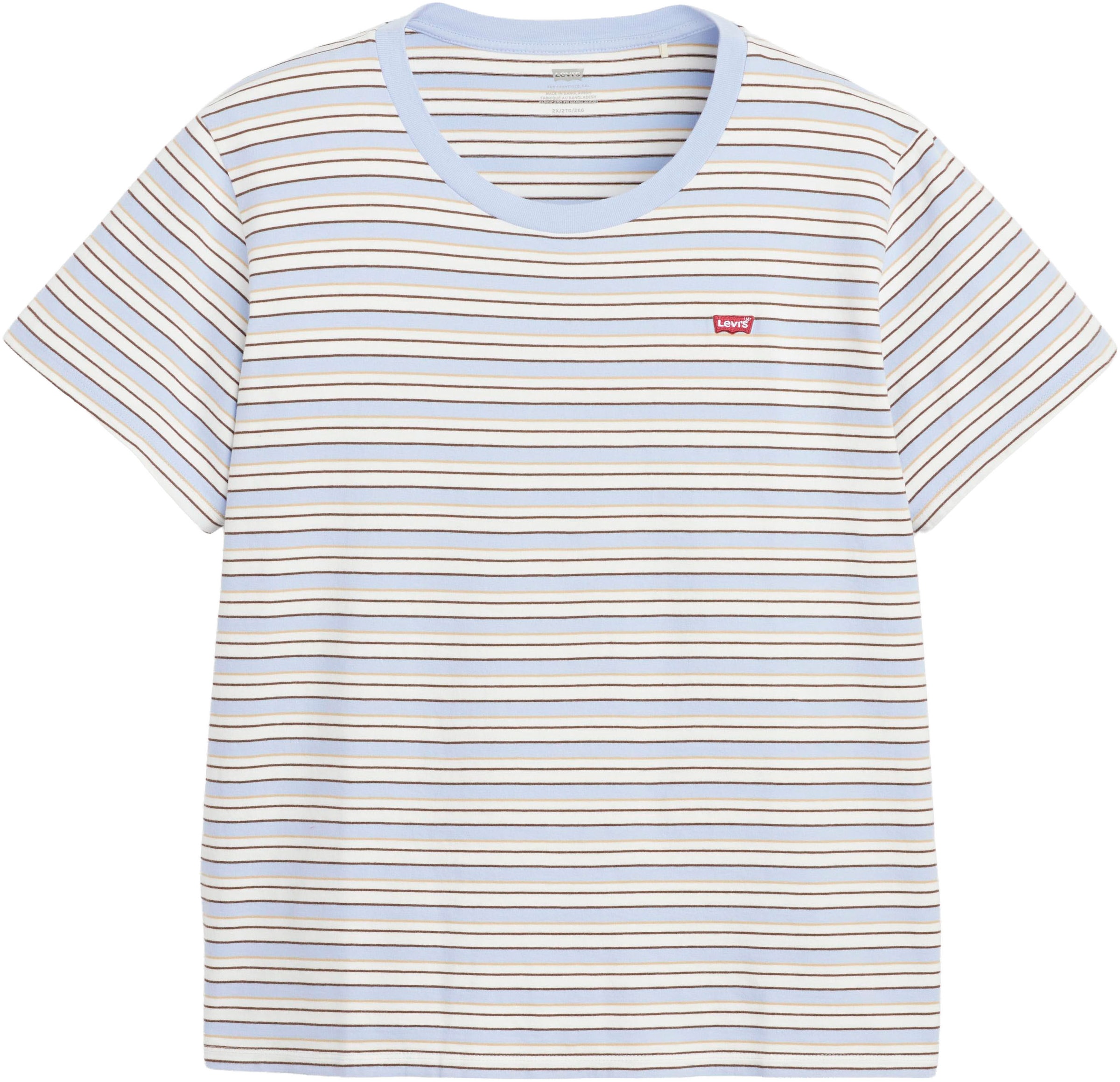 Levi's® Plus T-Shirt »PL THE PERFECT« im Streifendesign