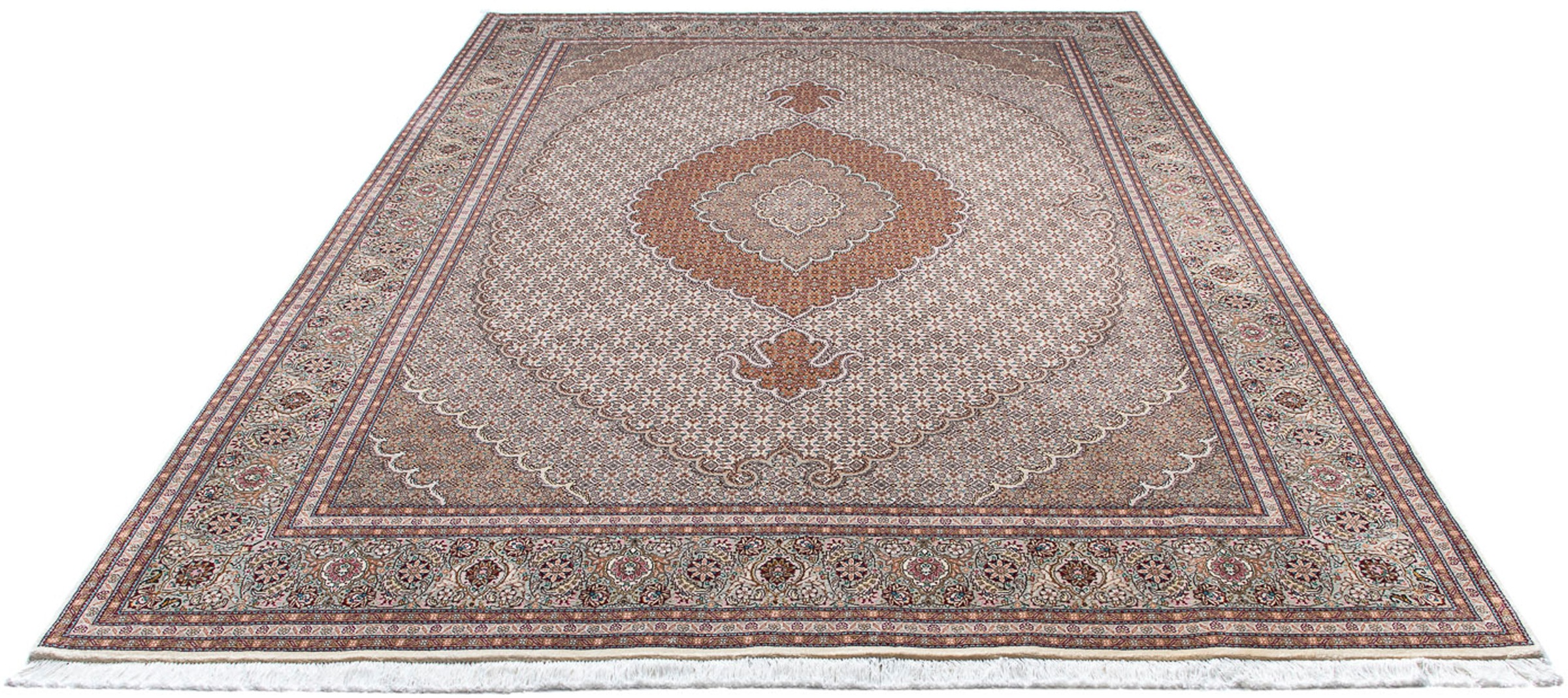 morgenland Orientteppich »Perser - Täbriz - Royal - 298 x 203 cm - beige«, günstig online kaufen