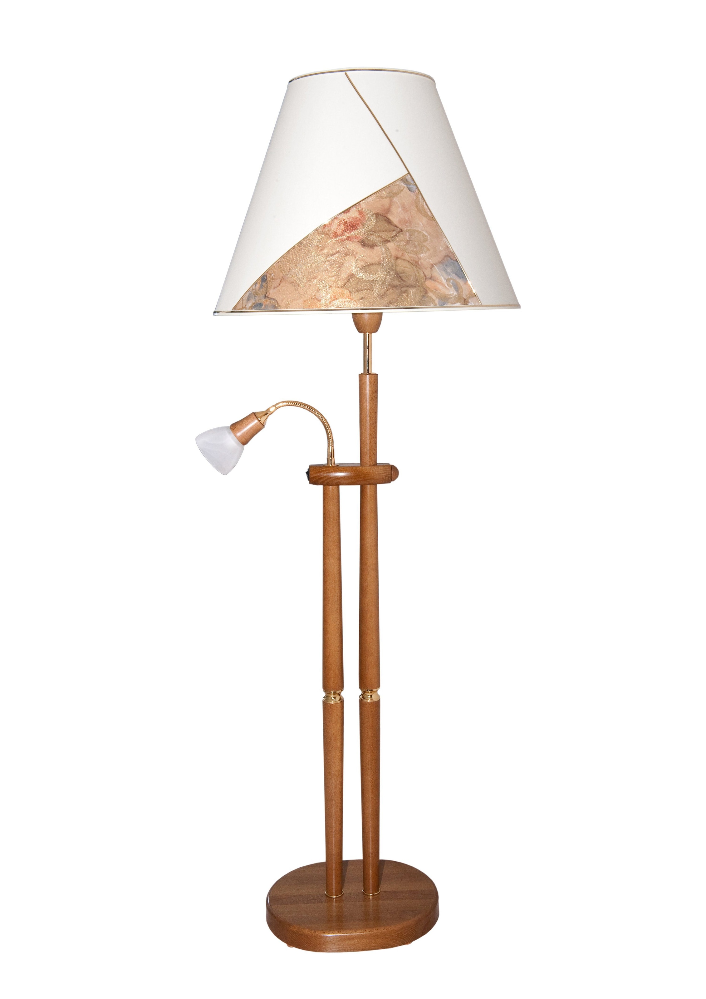 LED Stehlampe E14   E27 1 Stk. Warmweiß Mit Leseleuchte günstig online kaufen