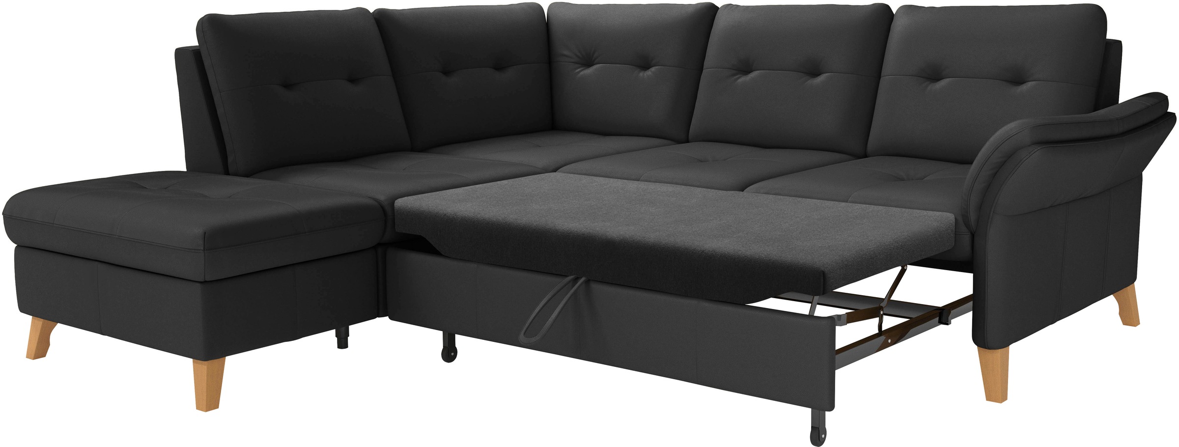 sit&more Ecksofa »Göteborg«, inkl. Sitztiefenverstellung, wahlweise mit Bettfunktion & Bettkasten