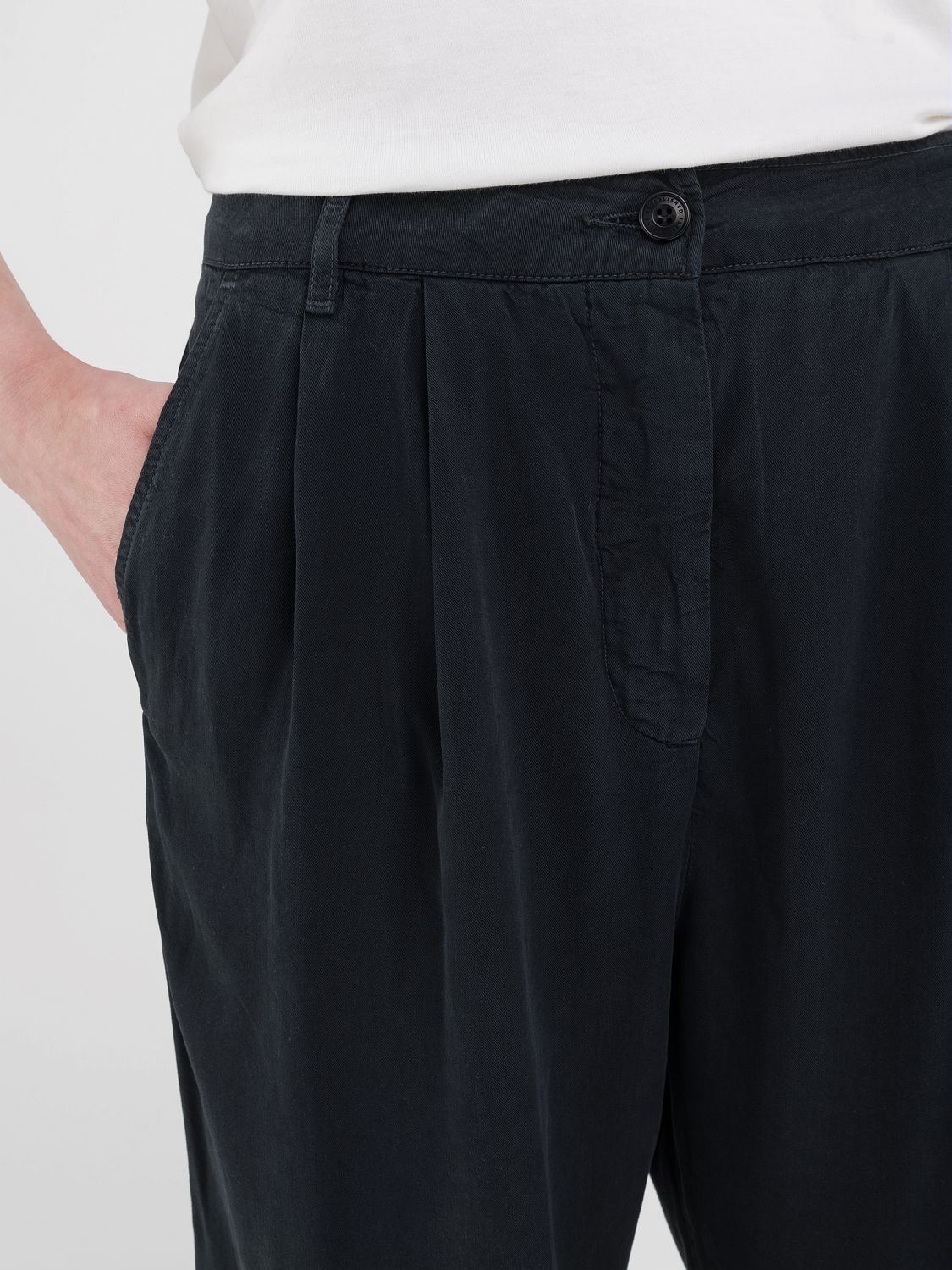 Replay Bundfaltenhose, in softer Qualität