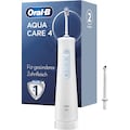 Oral B Munddusche »AquaCare 4«, 2 St. Aufsätze}, Kabellose mit Oxyjet-Technologie