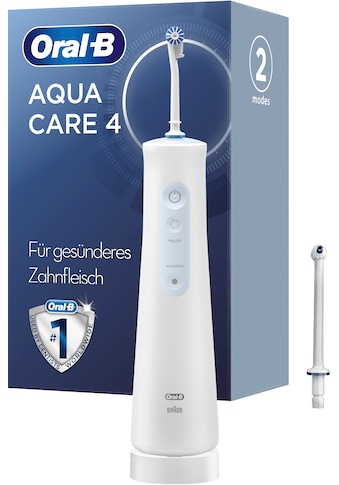 Oral B Munddusche »AquaCare 4«, 1 St. Aufsätze}, Kabellose mit Oxyjet-Technologie kaufen