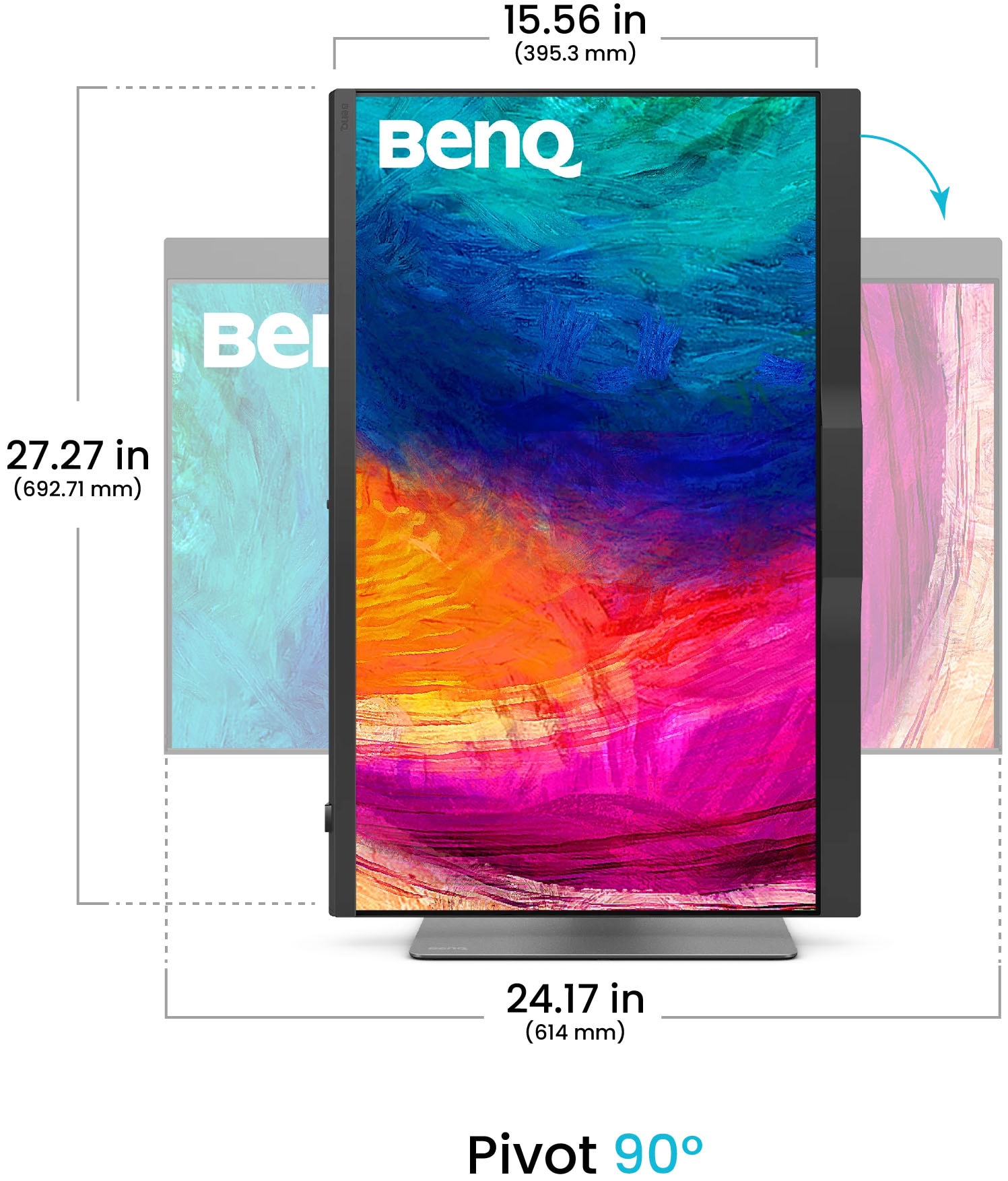 BenQ LED-Monitor »PD2770U« 69 cm/27 ″  3840 x 2160 px 5 Reaktionszeit 60 Hz
