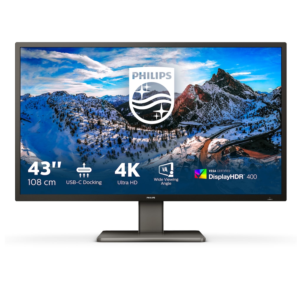 Philips Gaming-Monitor »439P1/00«, 108 cm/42,5 Zoll, 3840 x 2160 px, 4K Ultra HD, 4 ms Reaktionszeit, 60 Hz