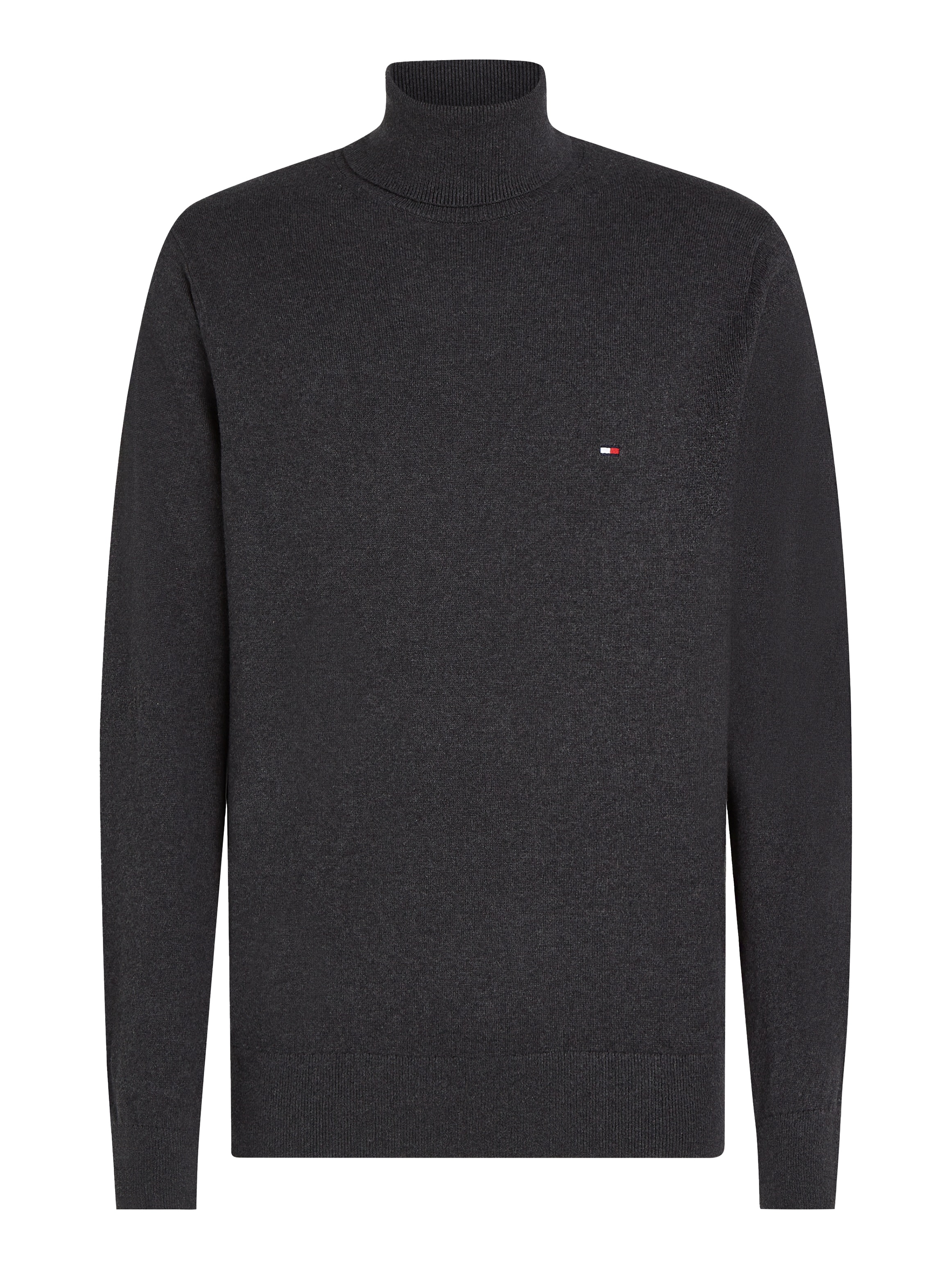 Tommy Hilfiger Rollkragenpullover »PIMA ORG CTN CASHMERE ROLL NECK«