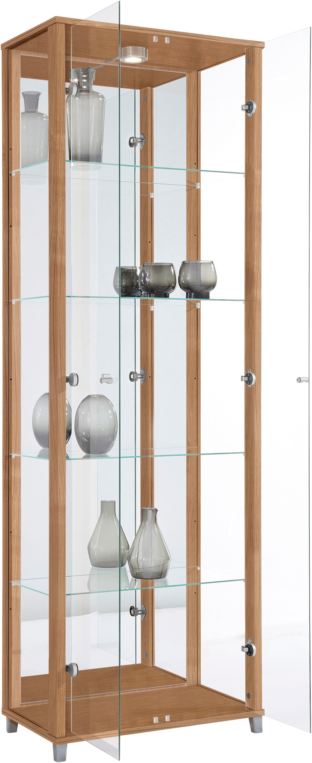 fif möbel Vitrine »OPTIMA« Standvitrine, Vitrinenschrank, Glasvitrine, Samm günstig online kaufen