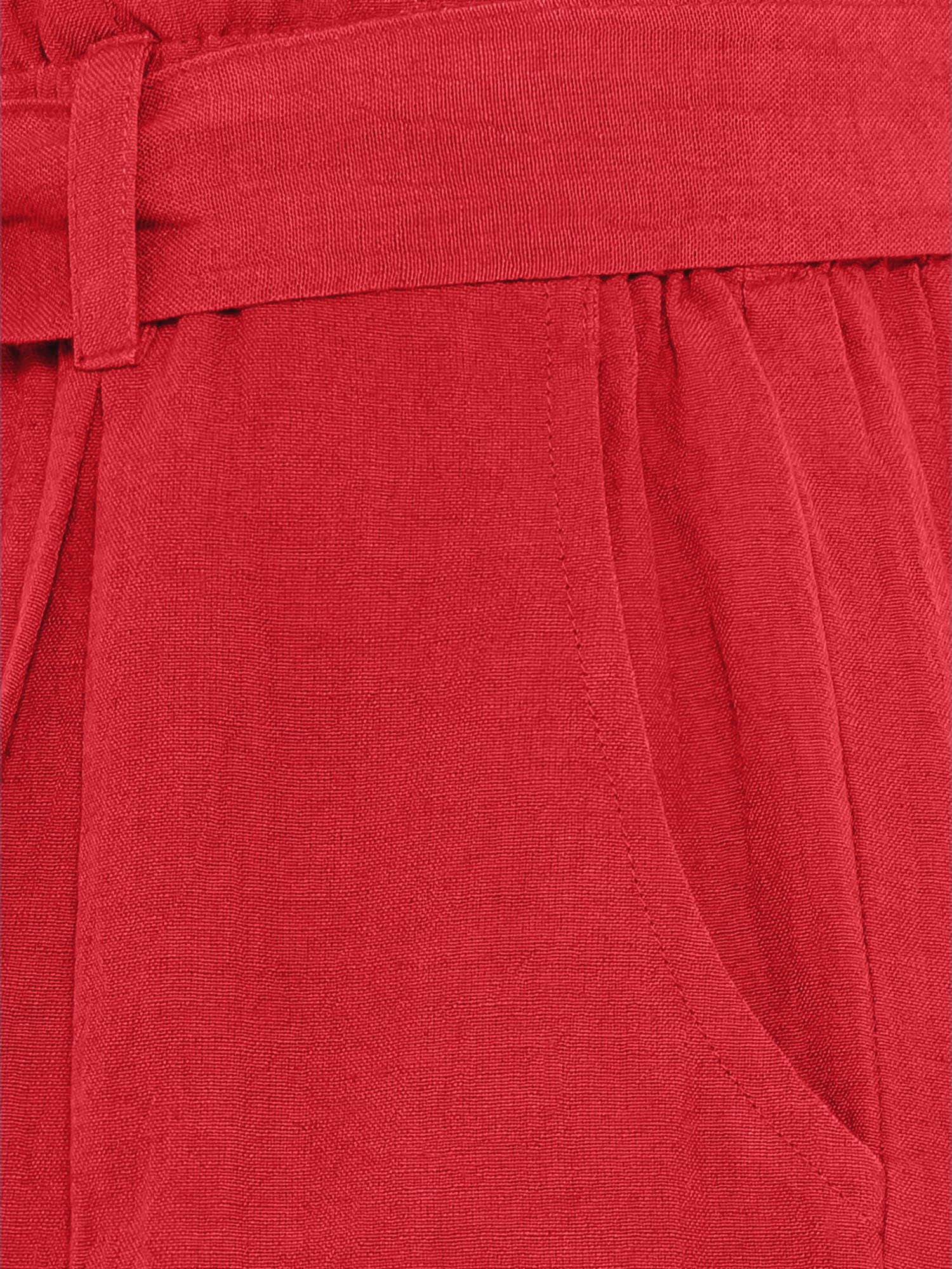 LASCANA Shorts, (mit Bindegürtel), im Paperbag-Stil, Leinenmix, Schlupfhose, Sommerhose