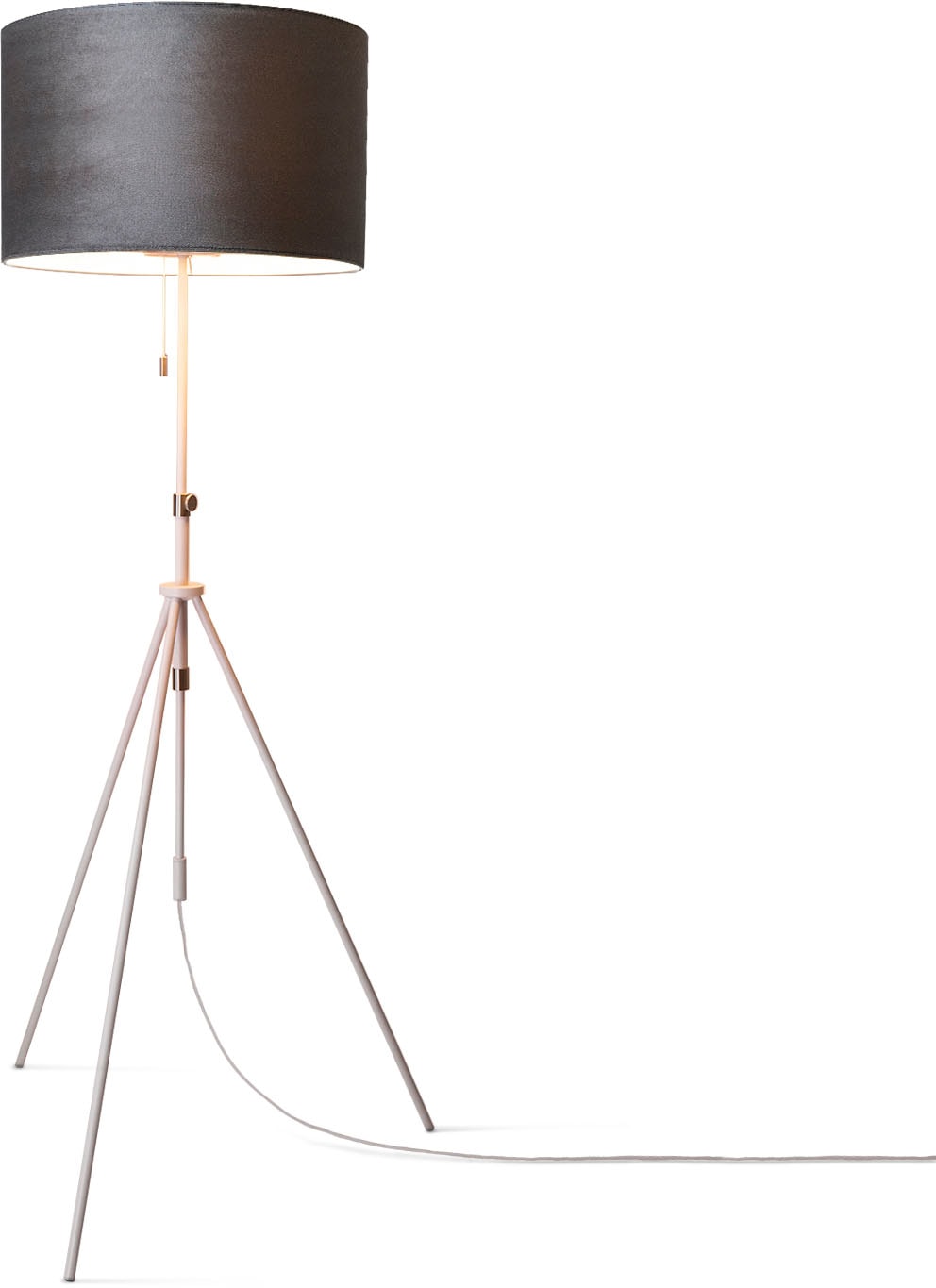 Paco Home Stehlampe »Naomi uni Color«, Leuchtmittel E27   ohne Leuchtmittel günstig online kaufen
