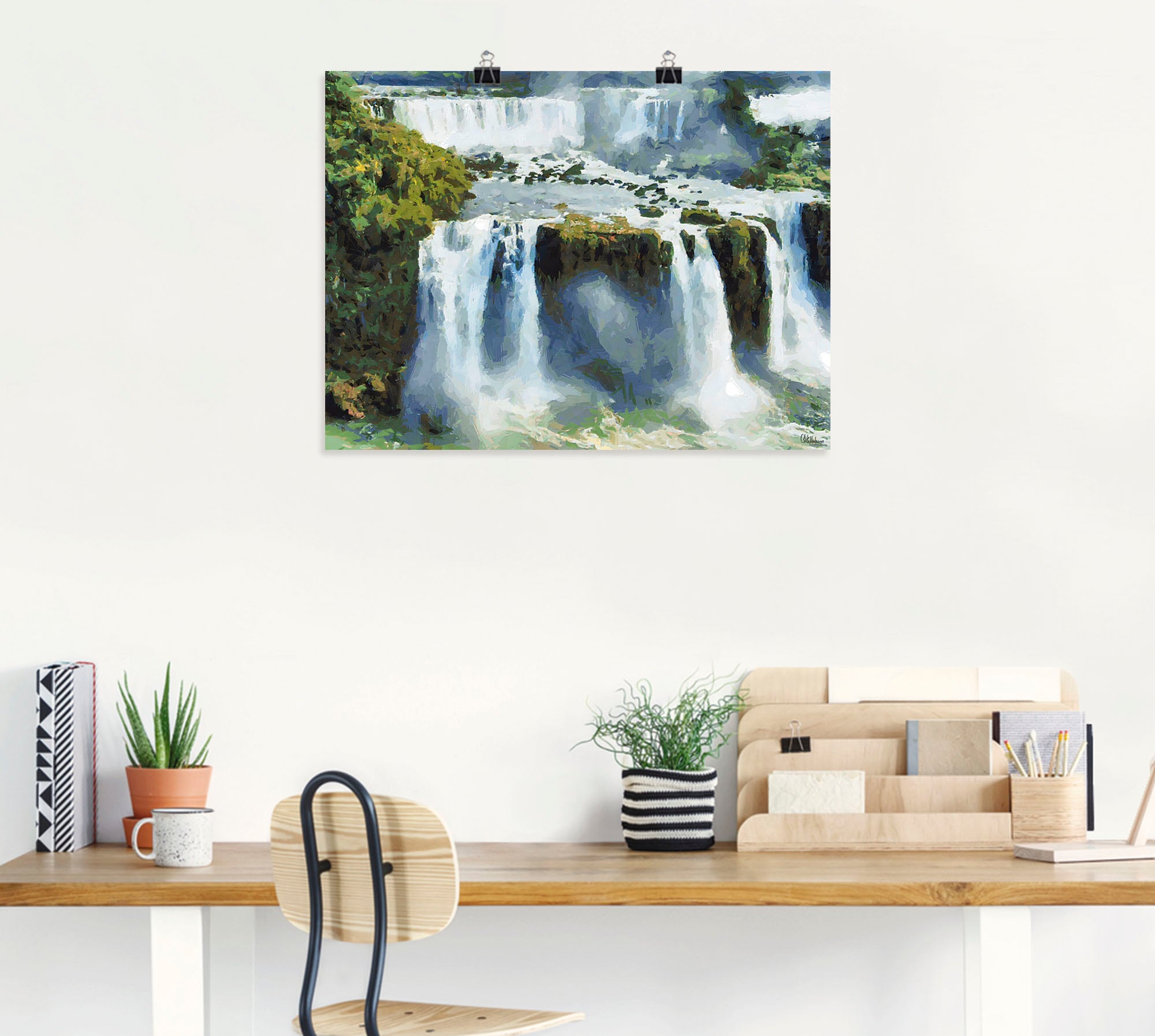 Artland Poster »Iguazu Wasserfälle IV«, Wasserfallbilder, (1 St.), als Alubild, Leinwandbild, Wandaufkleber oder Poster in versch. Größen