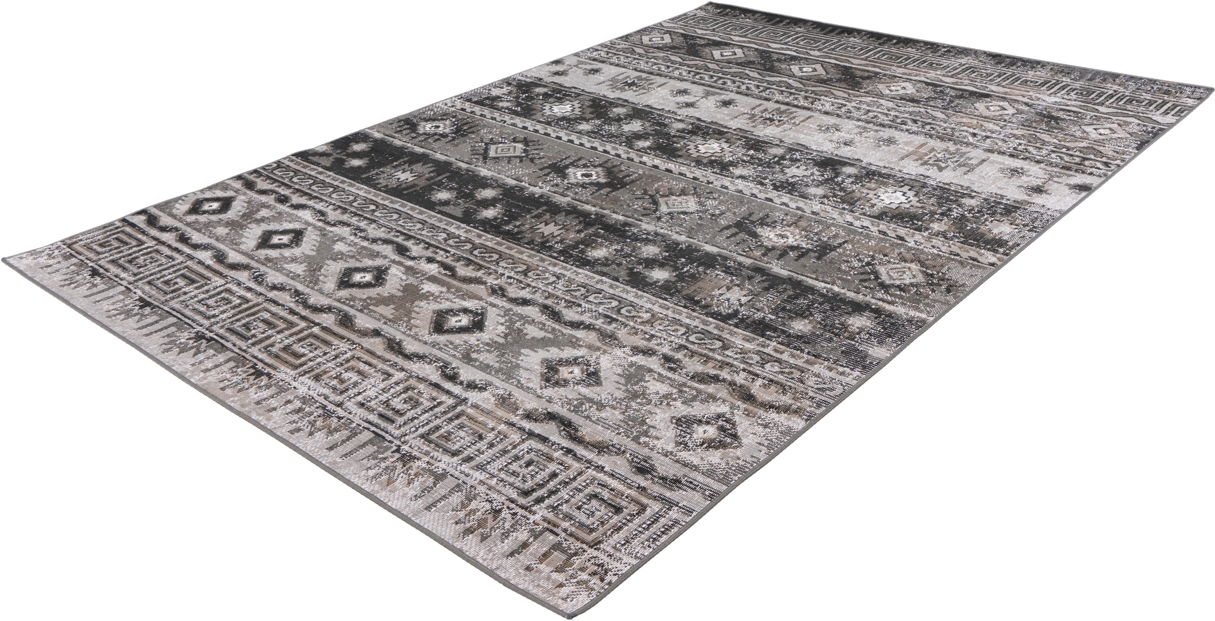 me gusta Teppich »Ariya 325«, rechteckig, 6 mm Höhe, Flachflor, gekettelt, Wohnzimmer