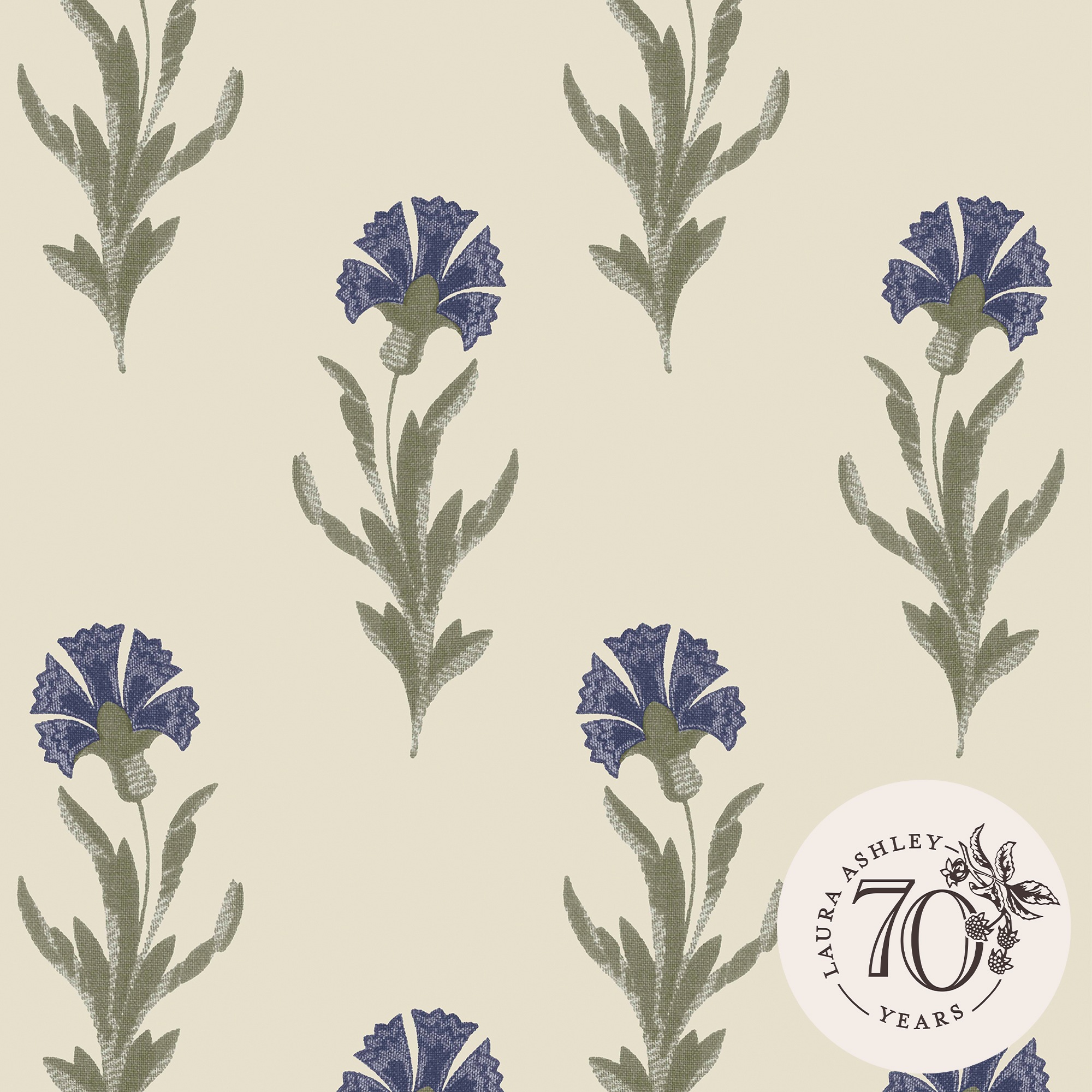 LAURA ASHLEY Vliestapete »Dandelion« geblümt glatt 10mx52cm (ca. 5m2)