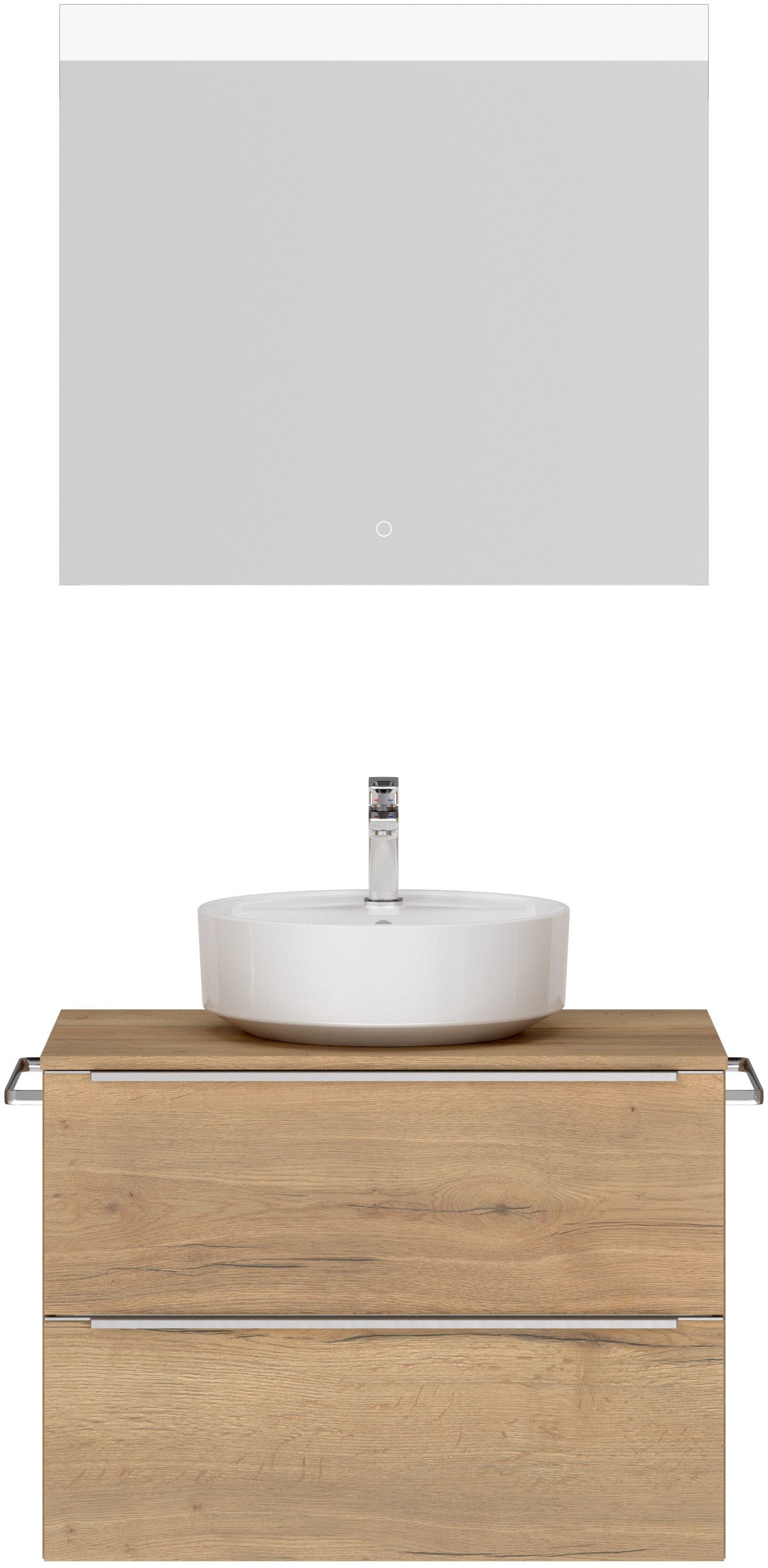 nobilia® Badmöbel-Set »Alvene« vormontiert, mit Soft-Close, 2 Stk. tlg. günstig online kaufen