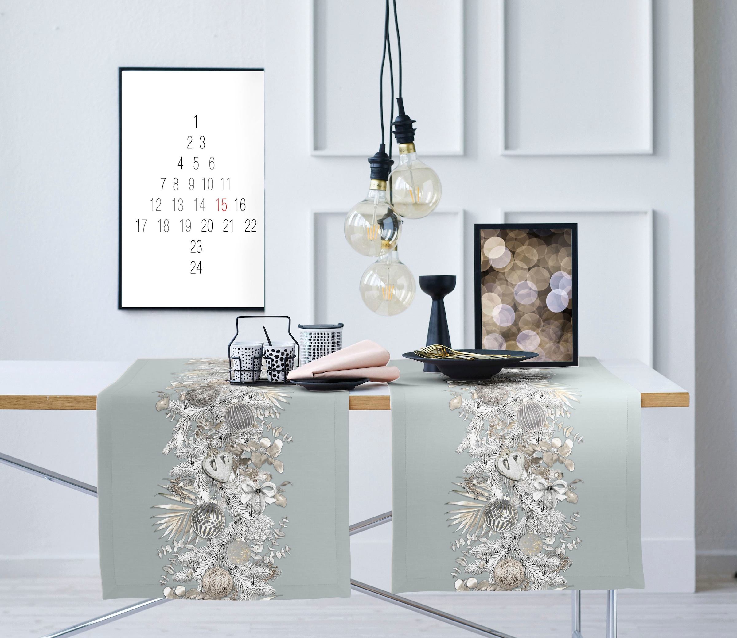 APELT Tischläufer »6304 CHRISTMAS GLAM, Weihnachtsdeko, Weihnachten« Digitaldruck