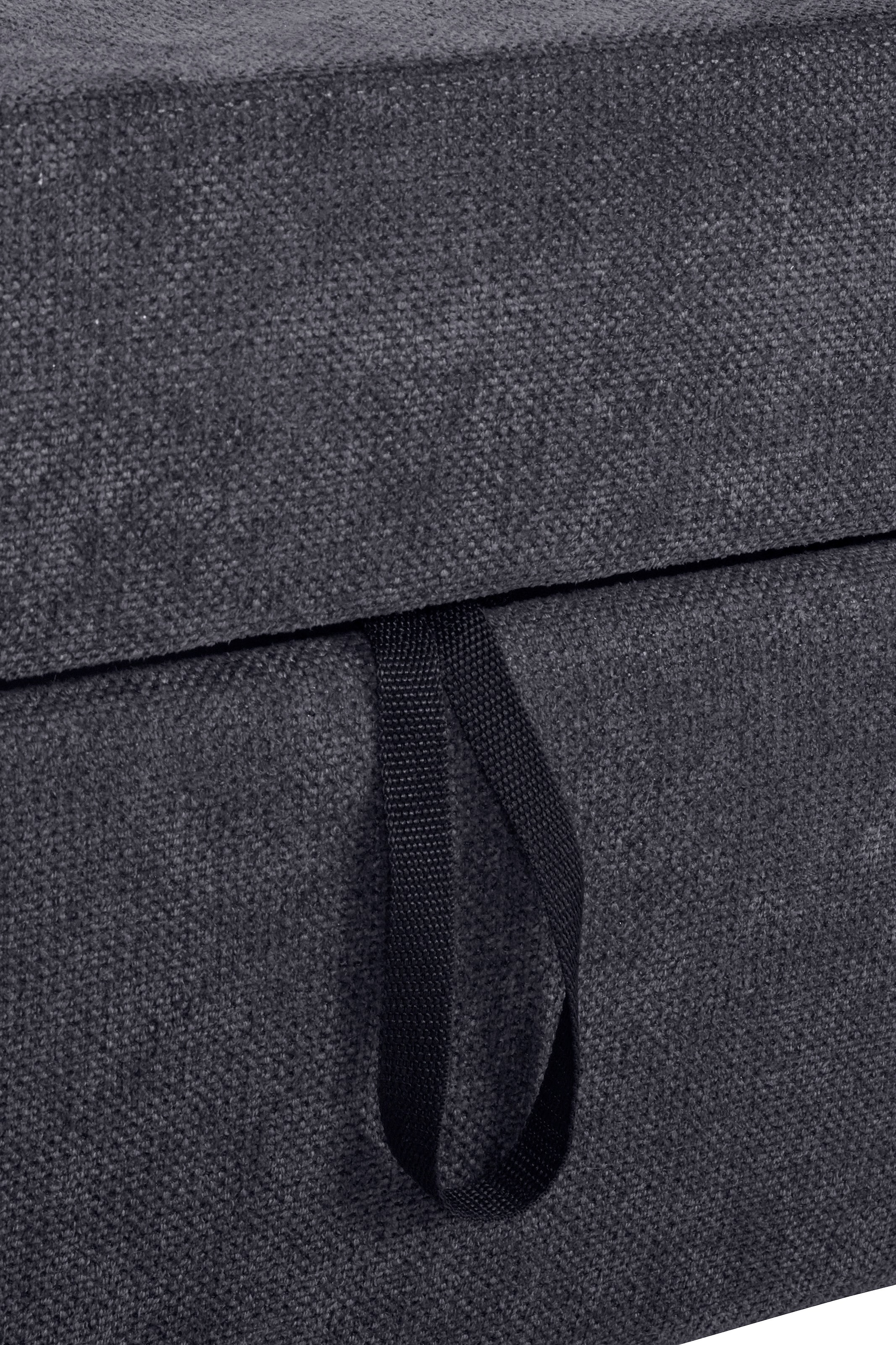 DOMO collection Wohnlandschaft »Topper, elegant und zeitlos, komfortabel, U-Form«, wahlweise mit Bettfunktion