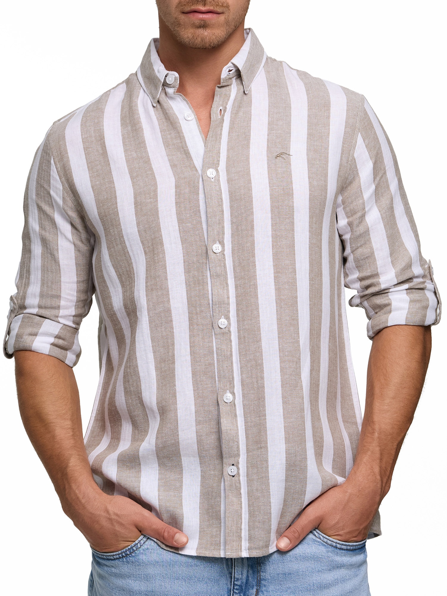 Indicode Langarmhemd »INDonuld«