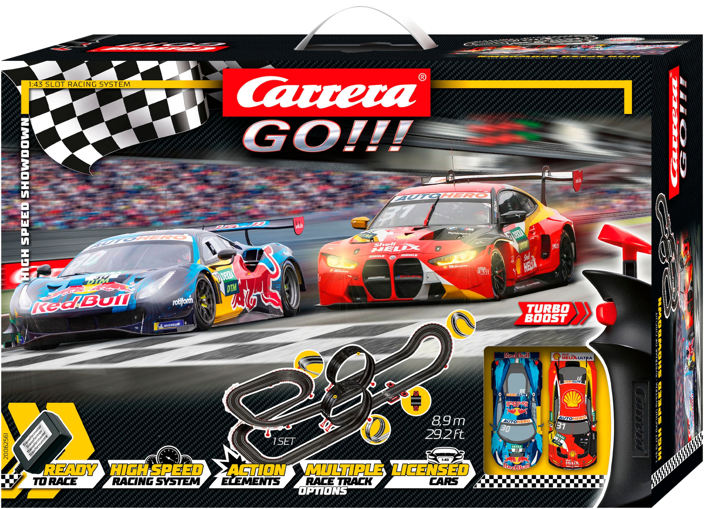 Carrera® Autorennbahn »Carrera GO!!! - DTM High Speed Showdown«