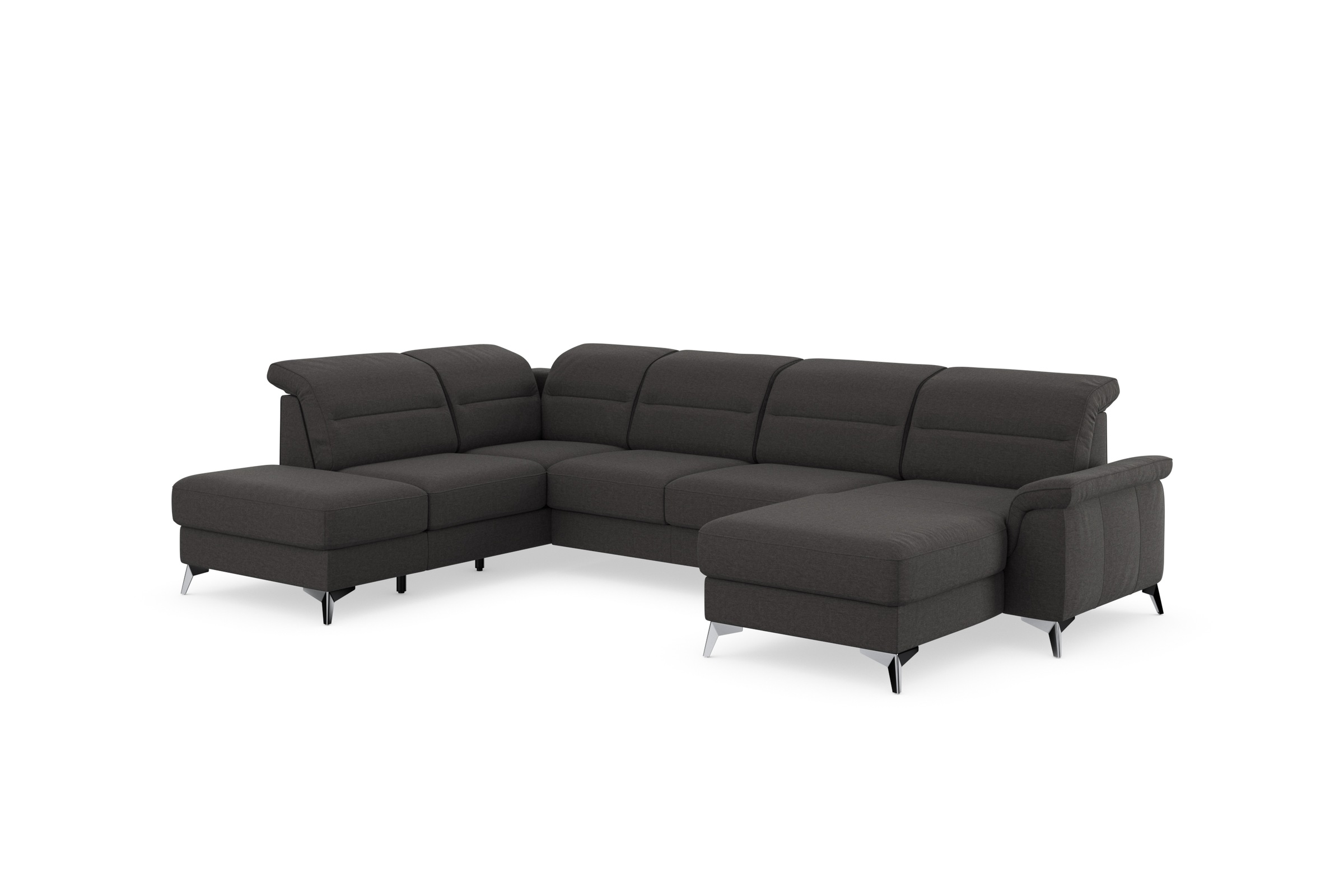 sit&more Wohnlandschaft »Sinatra U-Form«, optional mit Kopfteilverstellung und Armteilfunktion etc.