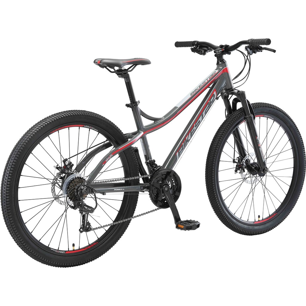 Bikestar Mountainbike, 21 Gang, Shimano, RD-TY300 Schaltwerk, Kettenschaltung