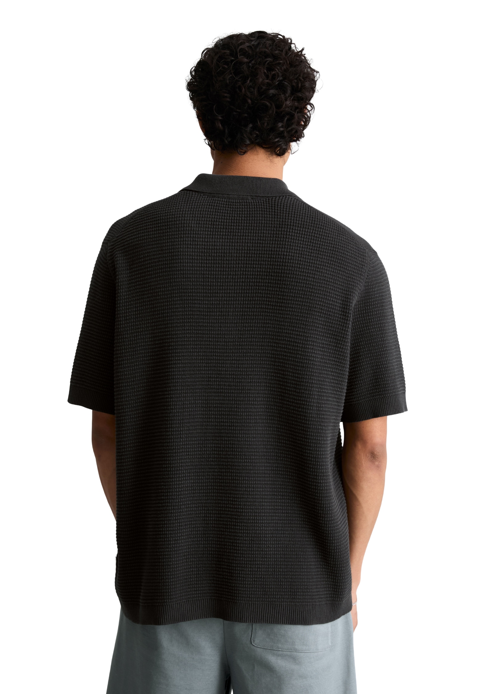 Marc O'Polo DENIM Poloshirt mit Waffelstruktur, regular fit