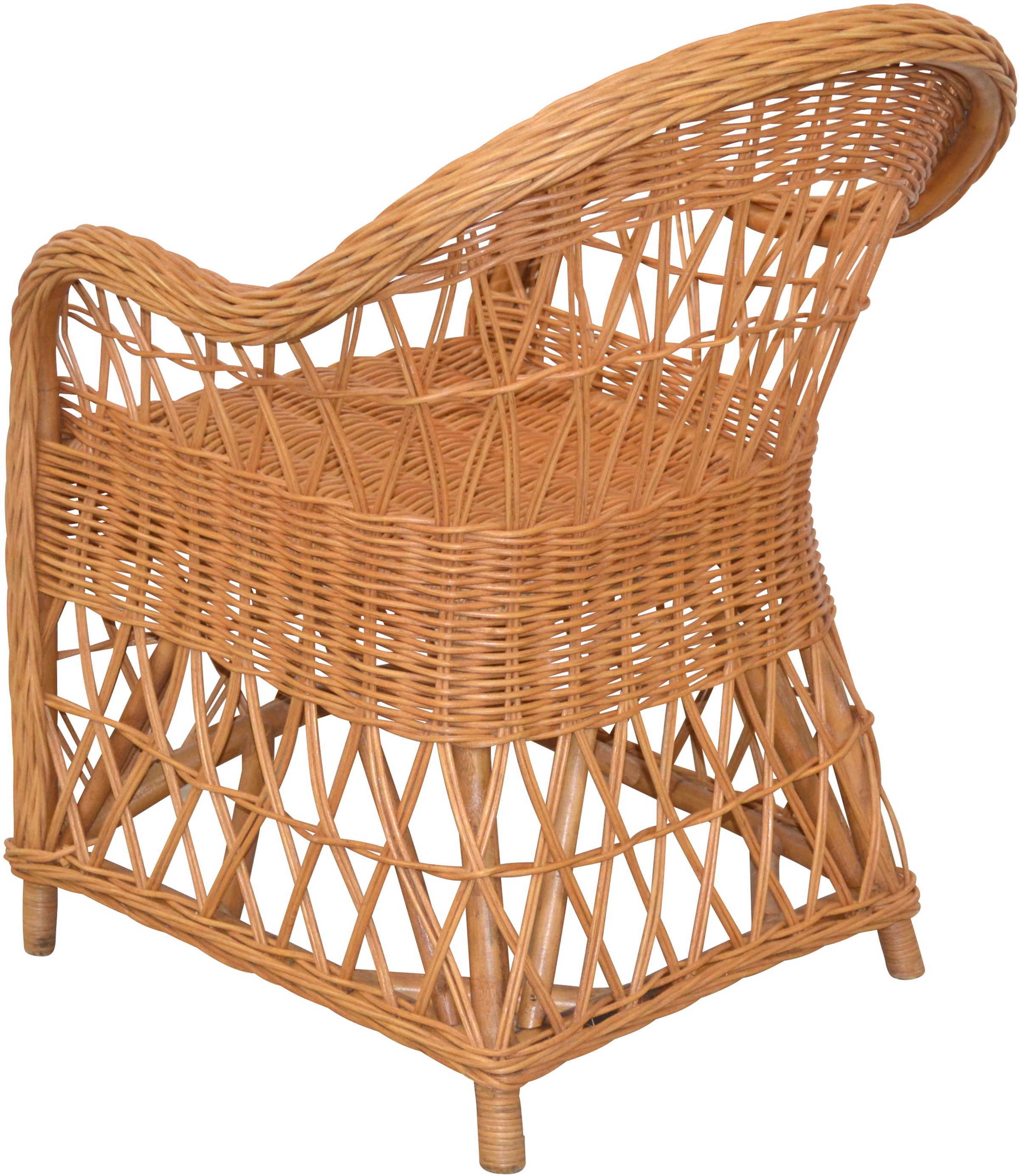 HOFMANN LIVING AND MORE Relaxsessel, (1 St.), Handgeflochten