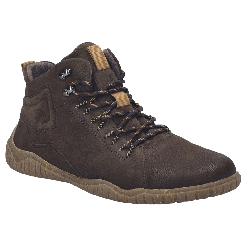 JOSEF SEIBEL Schnürboots »Wallace 03« in weiter Form dunkelbraun 40 40 Bequemer Schnürboots mit zusätzlichem Reißverschluss für die kalte Jahreszeit