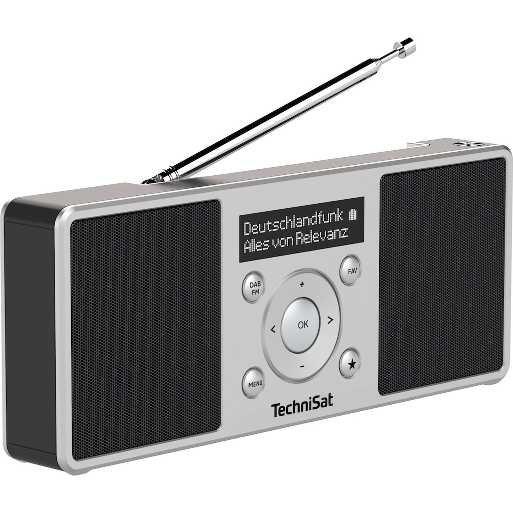 TechniSat Digitalradio (DAB+) »DIGITRADIO 1 S«, (Digitalradio (DAB+)-UKW mit RDS 2 W)