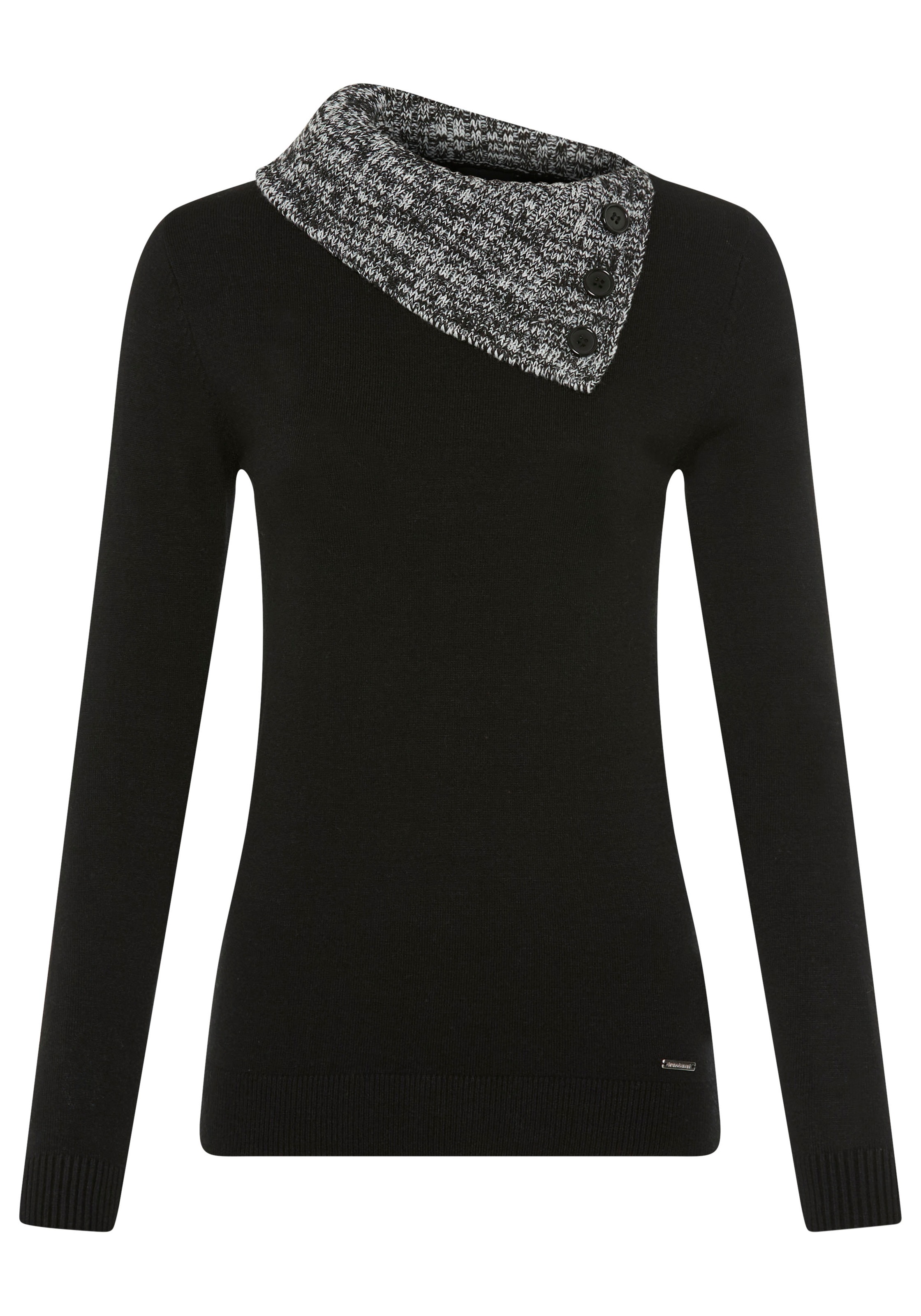 Bruno Banani Strickpullover, mit offenem Rollkragen - NEUE KOLLEKTION