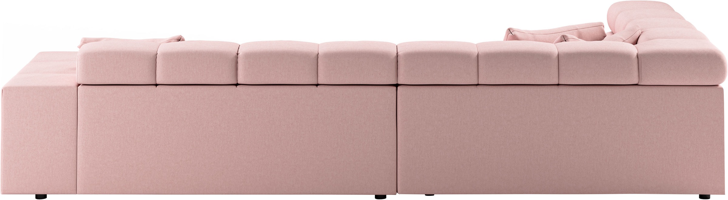 INOSIGN Ecksofa »Ancona incl. Kopfteilverstellung, OTTOs Choice, Breite 319cm, L-Form«, wahlweise motorische Sitztiefenverstellung, auch in Cord + Easy Care