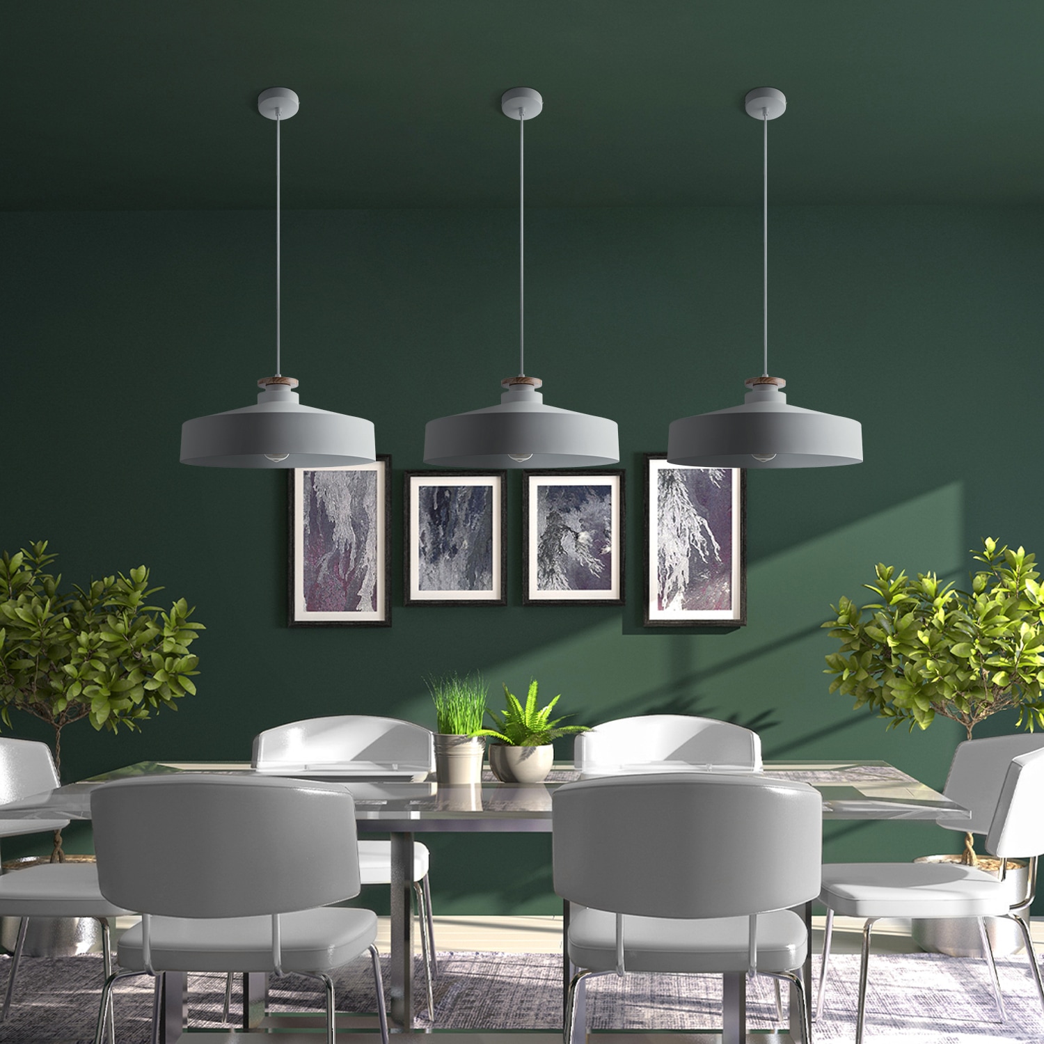 Paco Home Pendelleuchte »JACK T«, 1 flammig, Leuchtmittel E27 | ohne Leuchtmittel, Hängelampe Esszimmer Küchenlampe Esstischlampe Skandinavisch E27