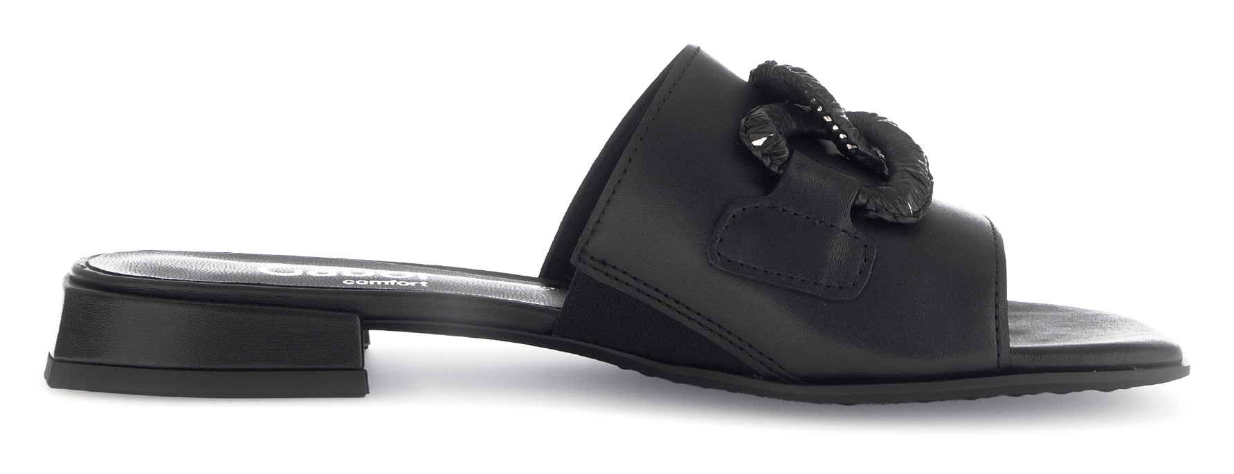 Gabor Pantolette »YORK«, Blockabsatz, Sommerschuh, Komfortschuh mit Weite G (=weit)