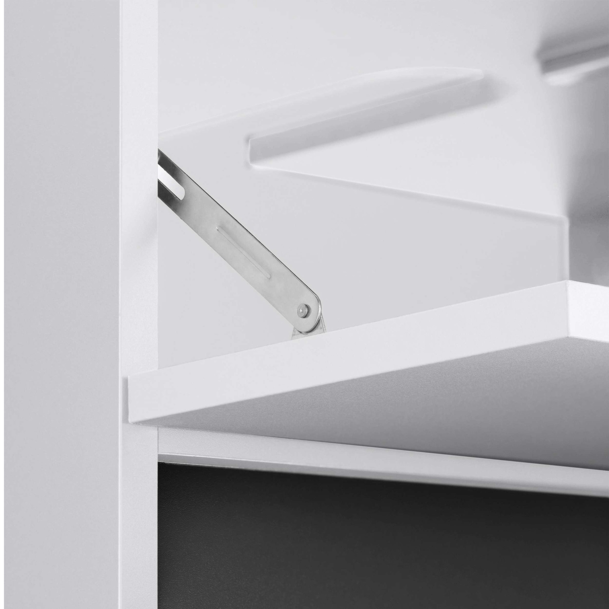 Home affaire Badmöbel-Set »Wisla«, (Set, 2 St.), Spiegelschrank, WBU mit Siphonausschnitt u. Push-to-open, Breite 80 cm