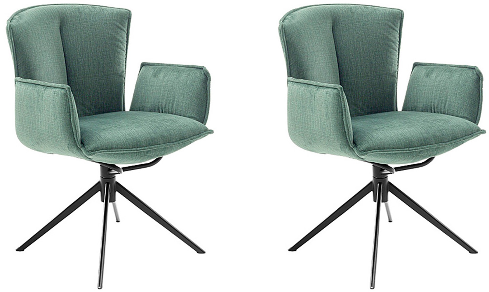 MCA furniture 4-Fußstuhl »NALON Esszimmerstuhl (2er Set) - Stuhl« (Set) 2 S günstig online kaufen