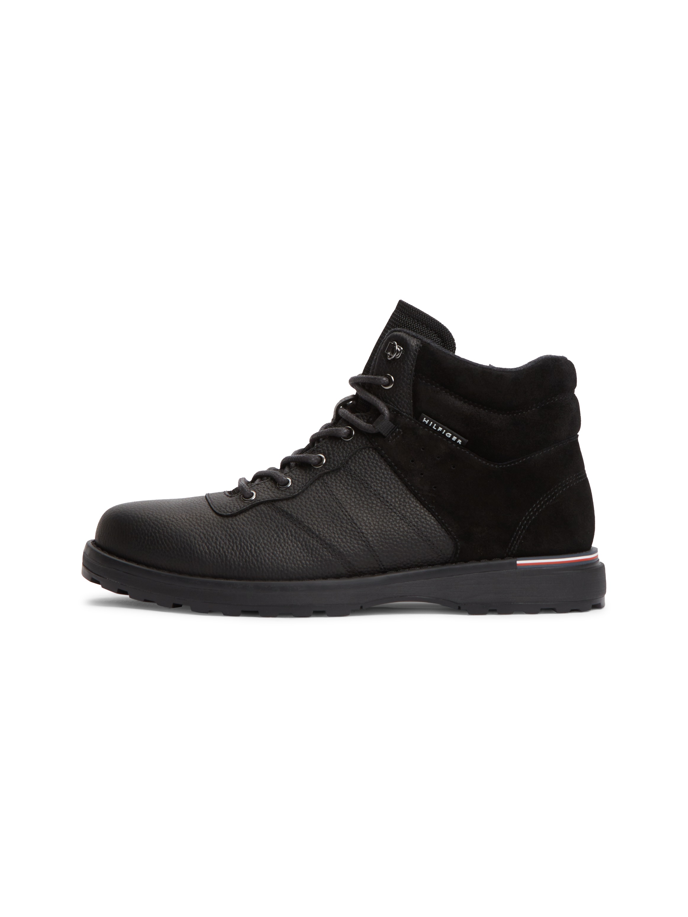 Tommy Hilfiger Schnürboots »CORPORATE OUTDOOR WARM LTH BOOT«  Schnürstiefelette mit weich gepolstertem Schaftrand