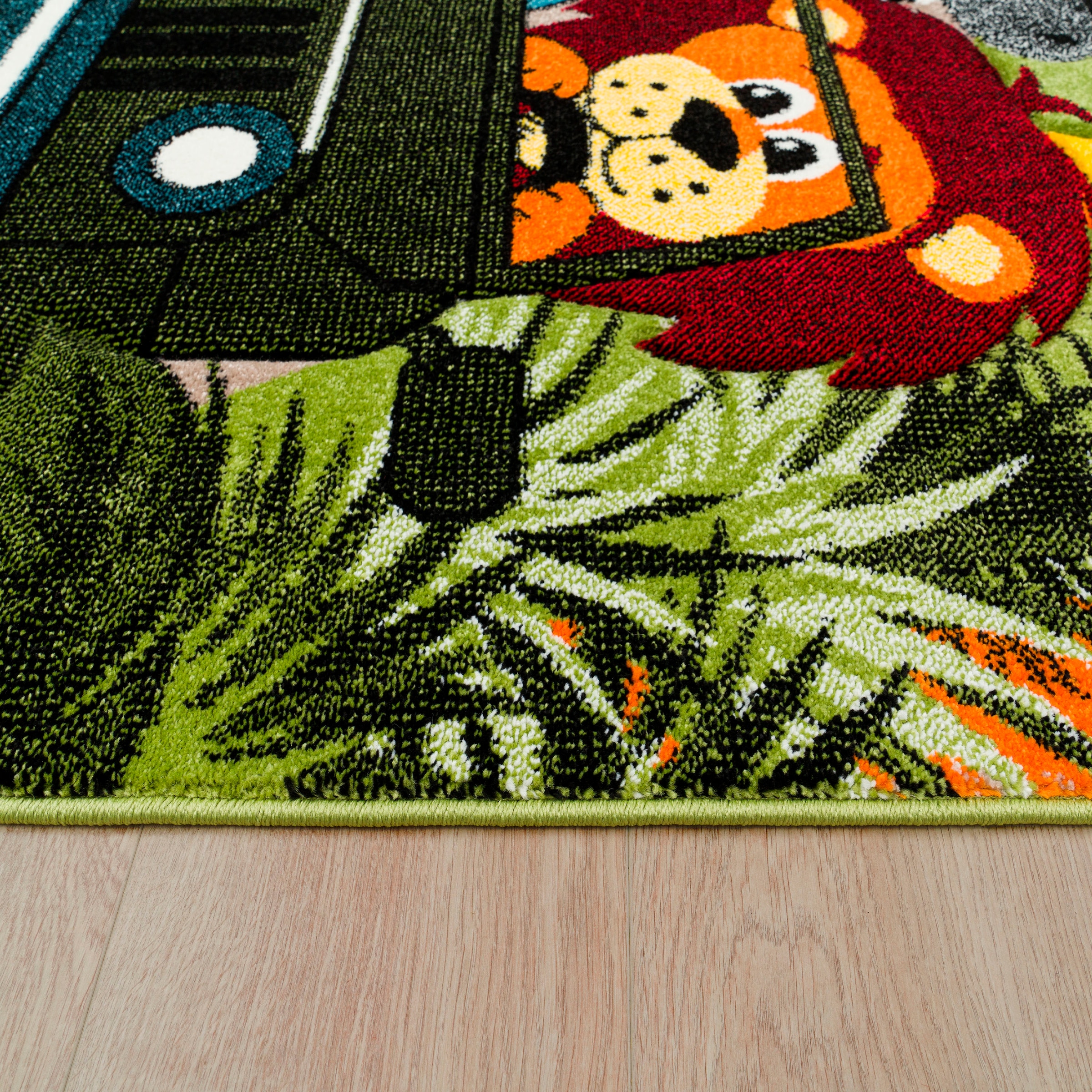 Paco Home Kinderteppich »Diamond 651«, rechteckig, 16 mm Höhe, Spielteppich, 3D-Design, niedliches buntes Tier Motiv, Kinderzimmer