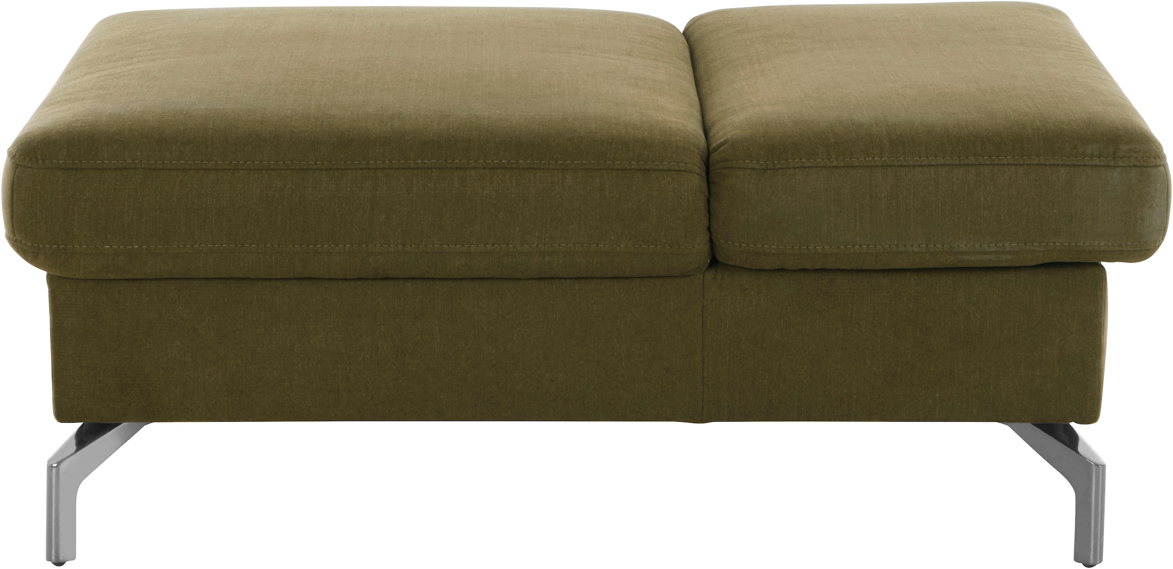 sit&more Hocker »Brisbane«, Fußhöhe 15 cm, mit Federkern und Klappfunktion