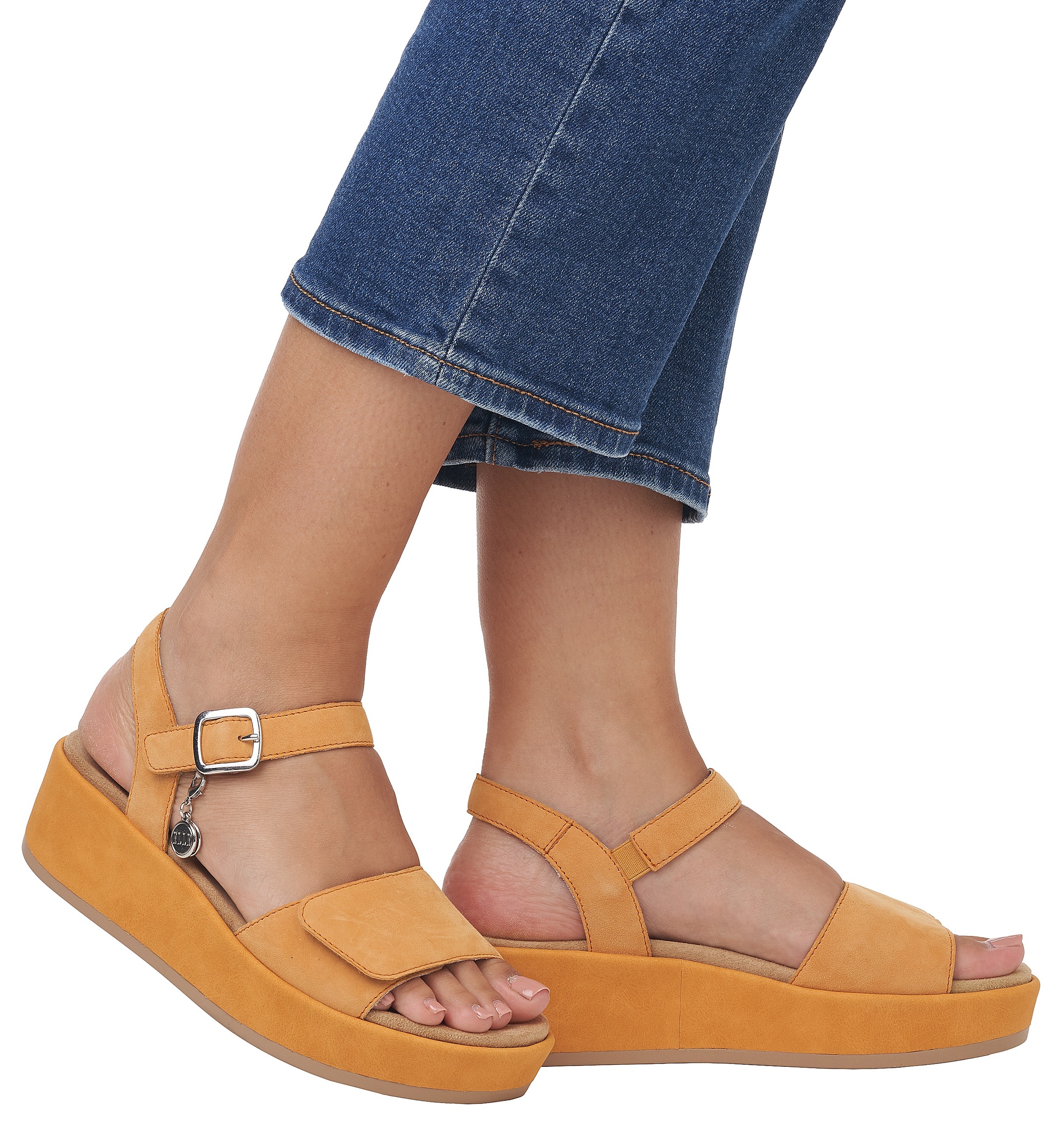 Remonte Keilsandalette »ELLE-Collection«, Sommerschuh, Sandale, Keilabsatz, mit Soft Foam Ausstattung