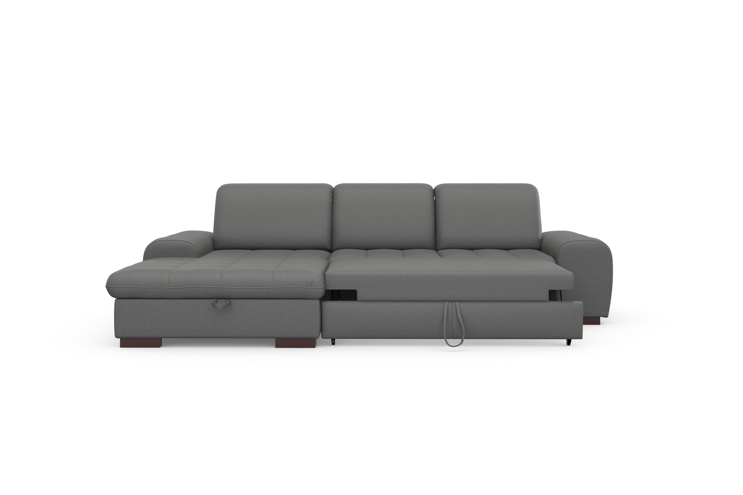 sit&more Ecksofa »Luxor L-Form«, wahlweise mit Bettfunktion, Bettkasten und Kopfteilverstellung