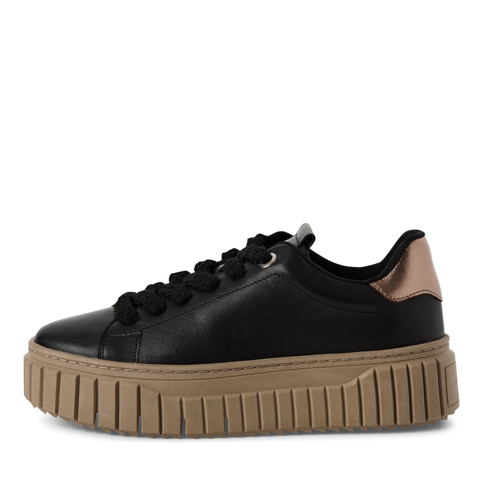 Tamaris Plateausneaker  Freizeitschuh, Halbschuh, Schnürschuh mit Eye-Catcher Plateau
