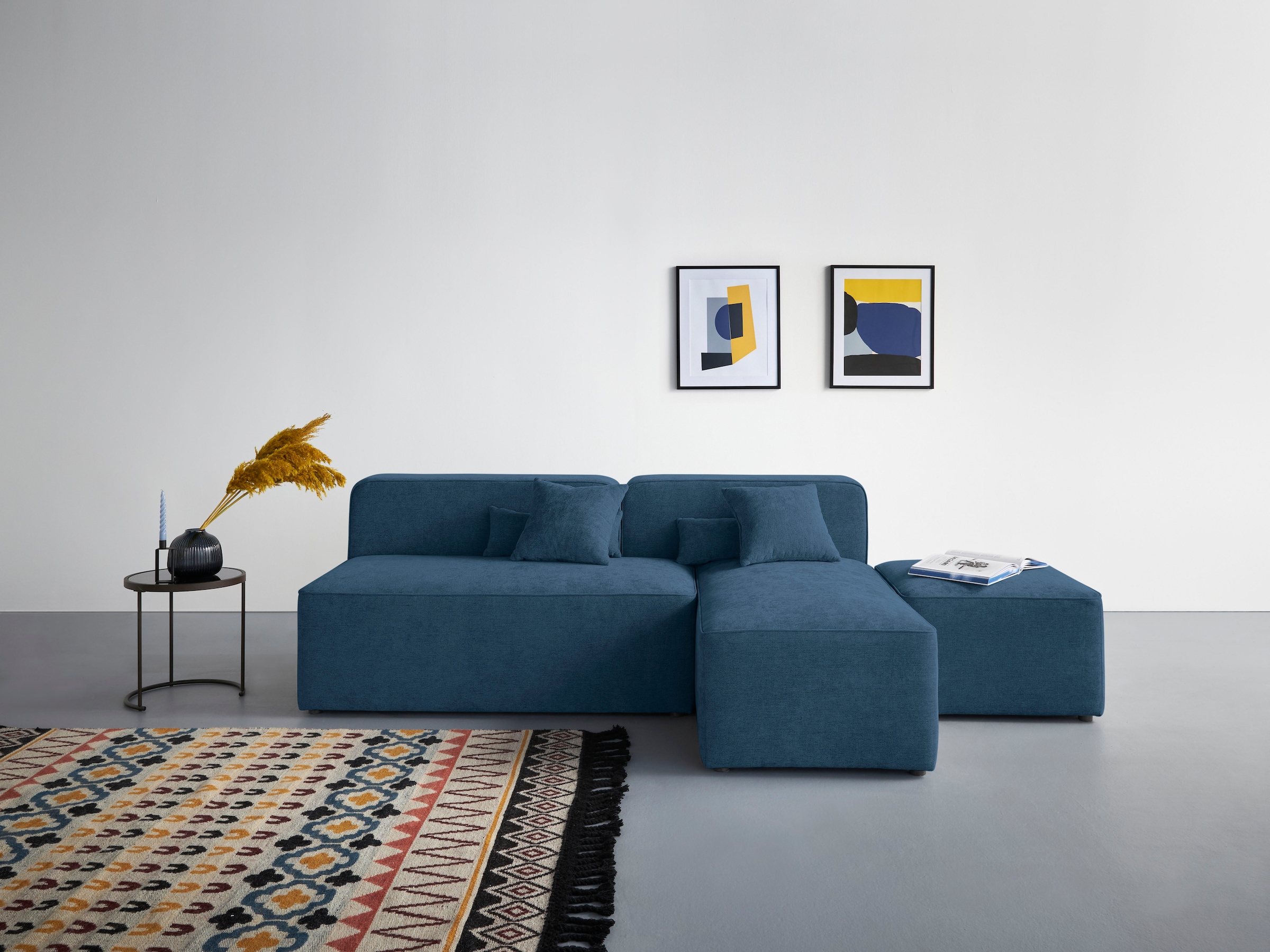 Home affaire Ecksofa »Sundstrup L-Form« Modulserie, individuelle Zusammenst günstig online kaufen