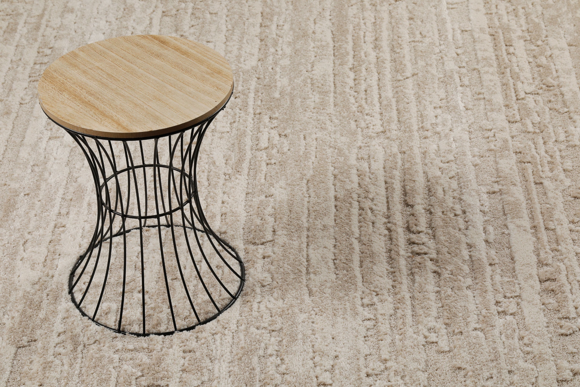 Wecon home Teppich »Peer« rechteckig 18 mm Höhe Gewebt, Hoch-Tief, pflegeleicht, meliertes Muster, Scandi, Wohnzimmer