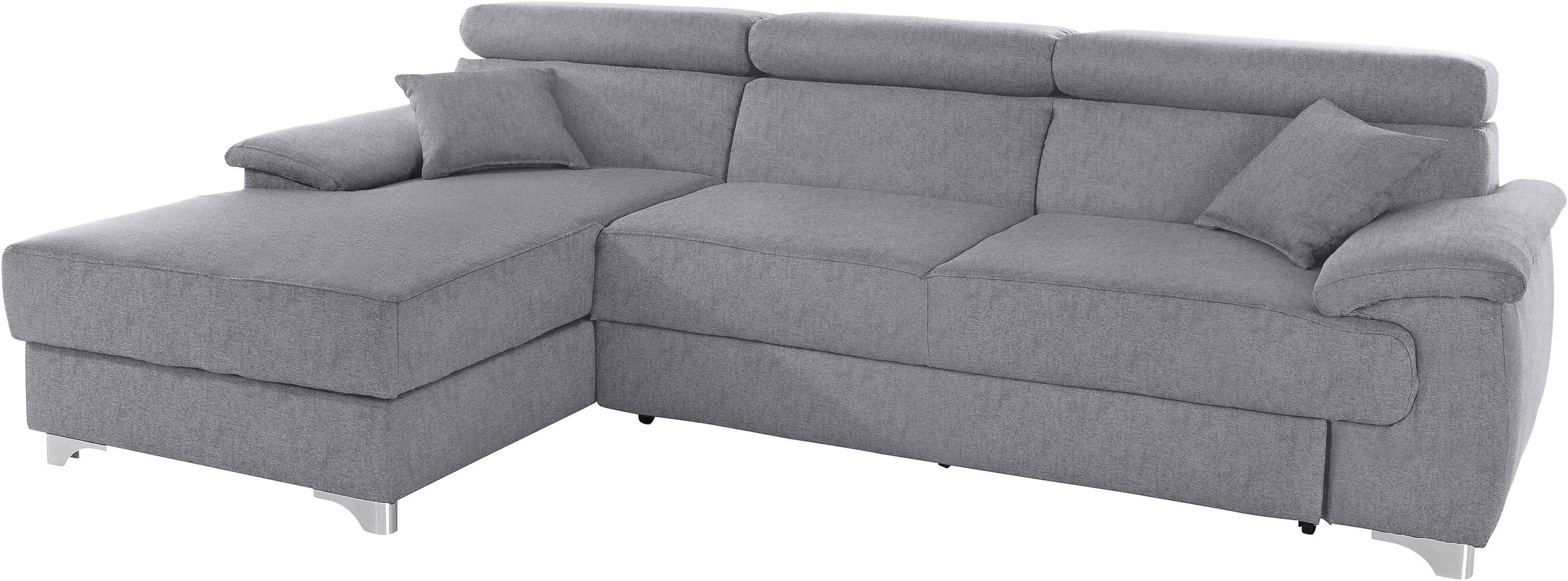 DOMO collection Ecksofa »Mira, inklusive Kopfteilverstellung für mehr Wohlf günstig online kaufen