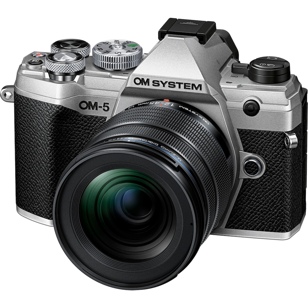 Olympus Systemkamera »OM-5 1245 Kit«, M.Zuiko Digital ED 12‑45mm F4 PRO, 20,4 MP, WLAN (Wi-Fi)-Bluetooth