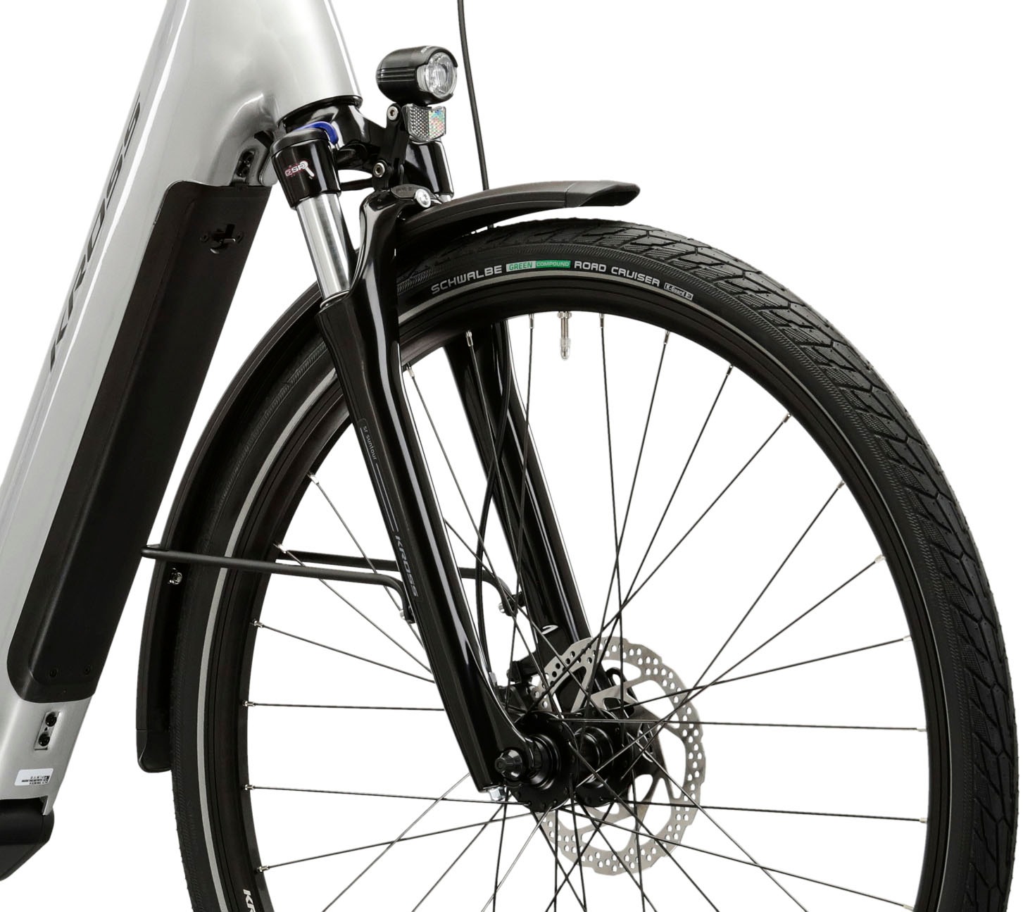 Kross E-Bike »KROSS E-Trekkingrad Trans 5.0 28" silber 9 Gänge«, 9 Gang, microSHIFT, ADVENT M619, Mittelmotor 250 W, Pedelec, Elektrofahrrad für Damen und Herren