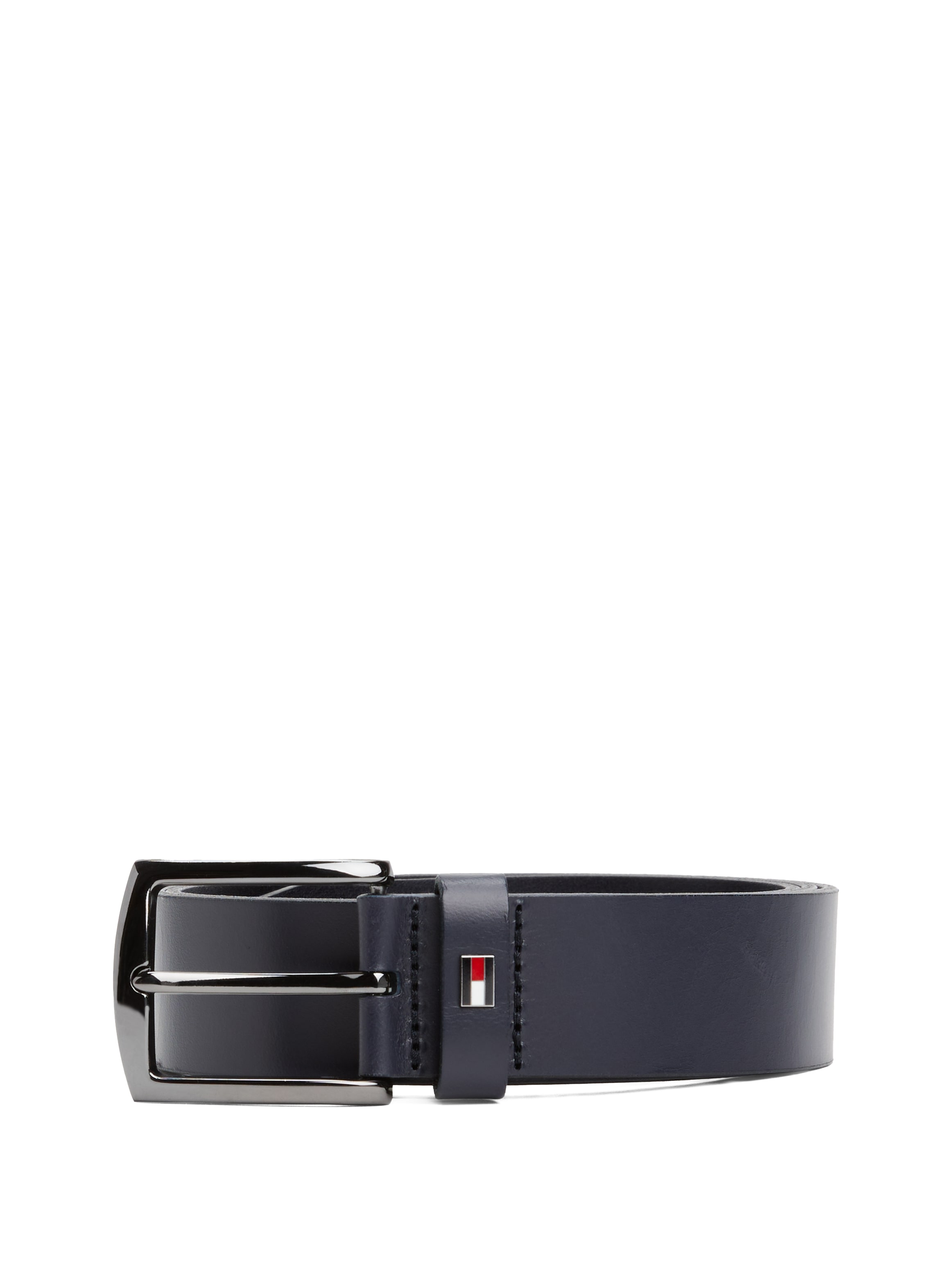 Tommy Hilfiger Ledergürtel »DENTON 3.5 EXT«, Einfachdornschließe, Metalllogo
