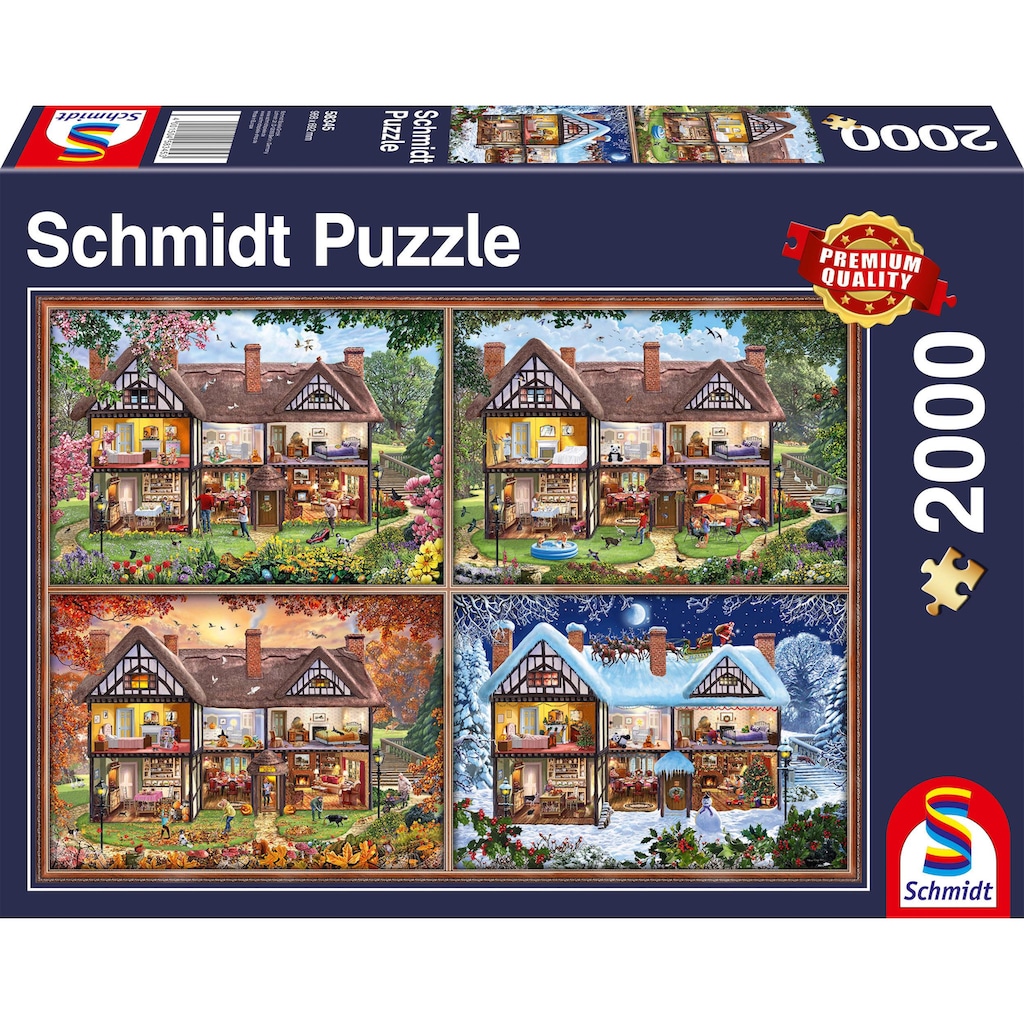 Schmidt Spiele Puzzle »Jahreszeiten Haus«