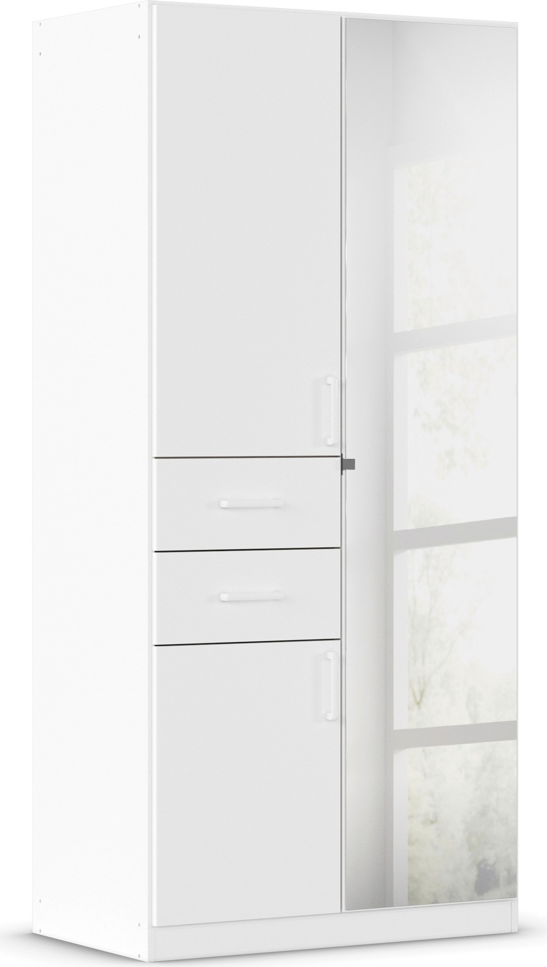 rauch Drehtürenschrank "Maika" mit Spiegel, 2 Schubladen, in verschiedenen günstig online kaufen